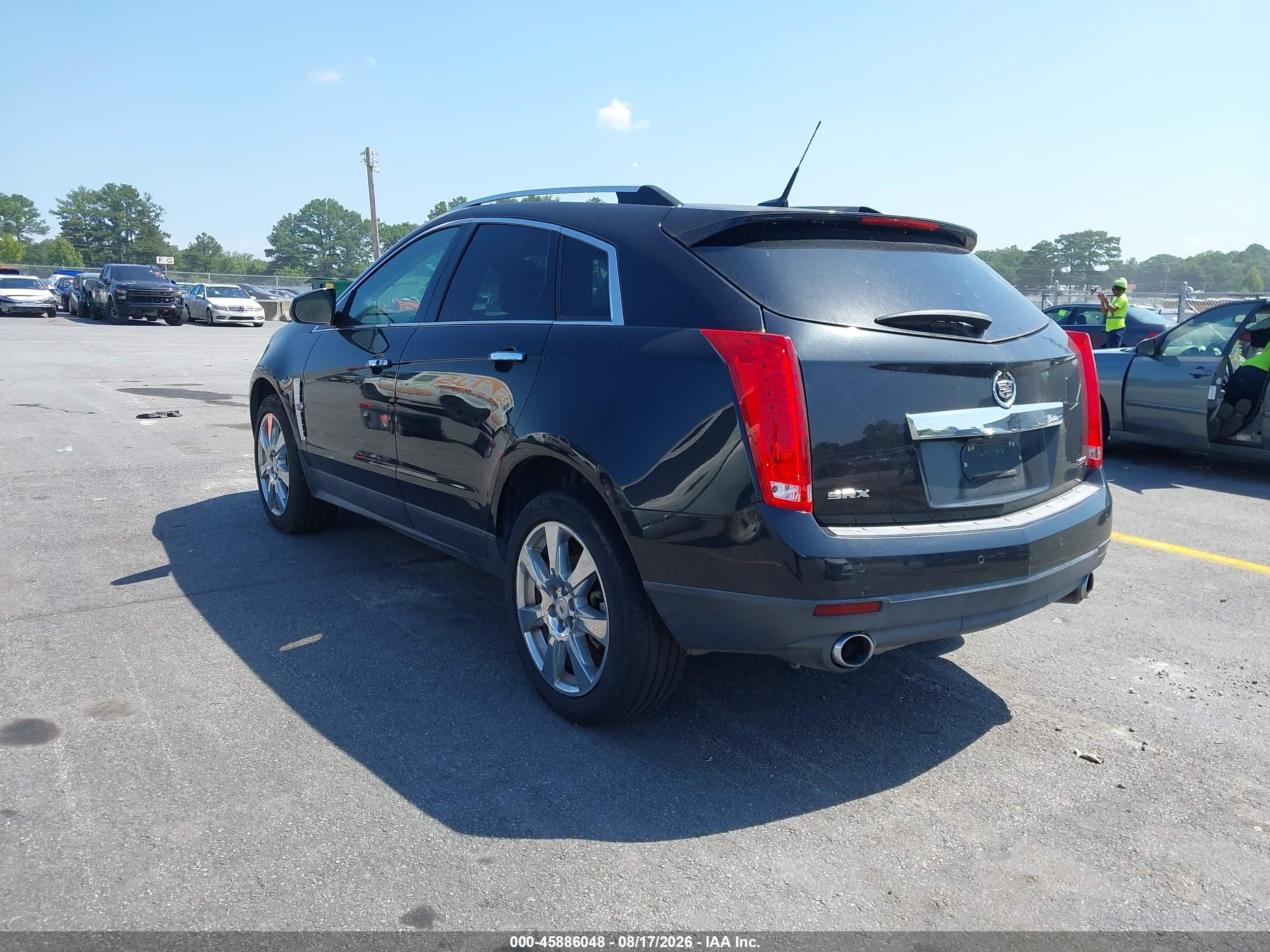 2012 Cadillac Srx Performance Collection Black vin: 3GYFNBE30CS606710