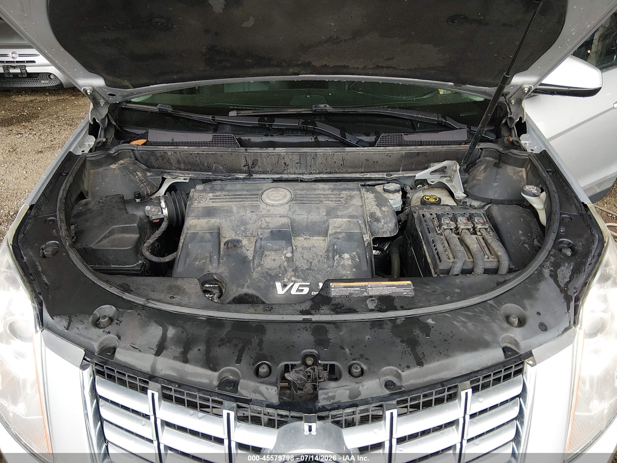 2014 Cadillac Srx Luxury Collection Silver vin: 3GYFNBE30ES517982