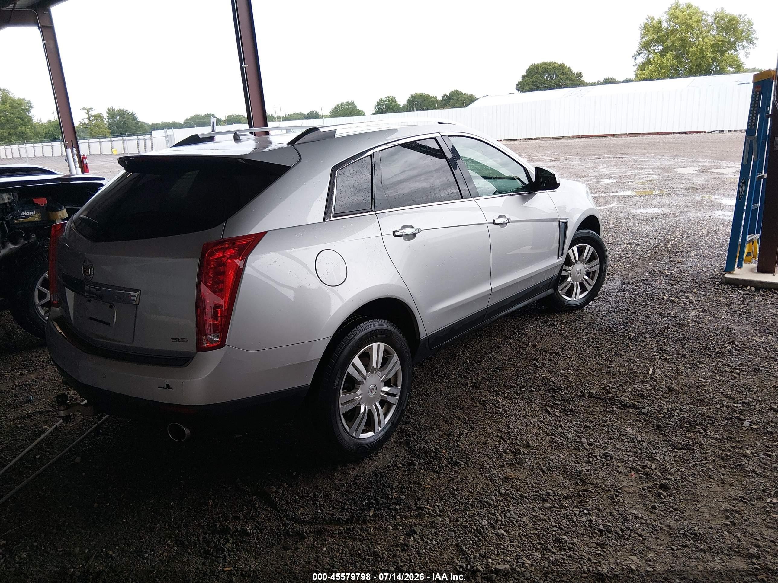 2014 Cadillac Srx Luxury Collection Silver vin: 3GYFNBE30ES517982