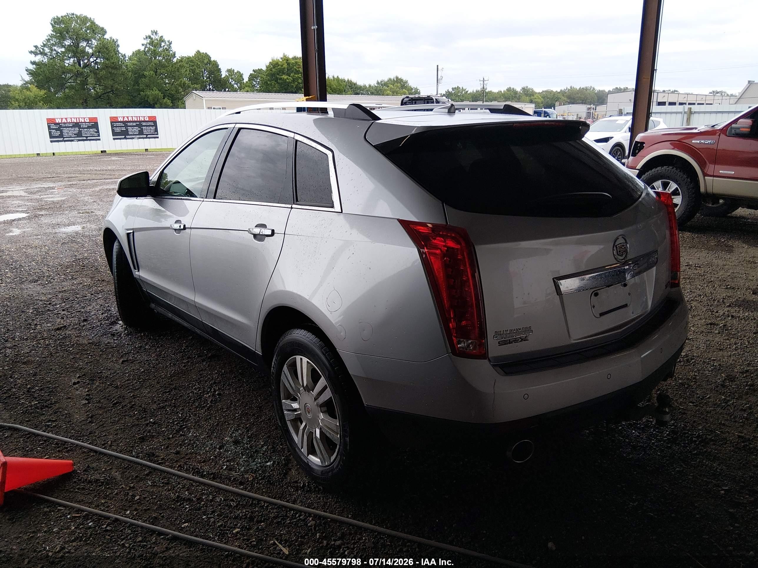 2014 Cadillac Srx Luxury Collection Silver vin: 3GYFNBE30ES517982