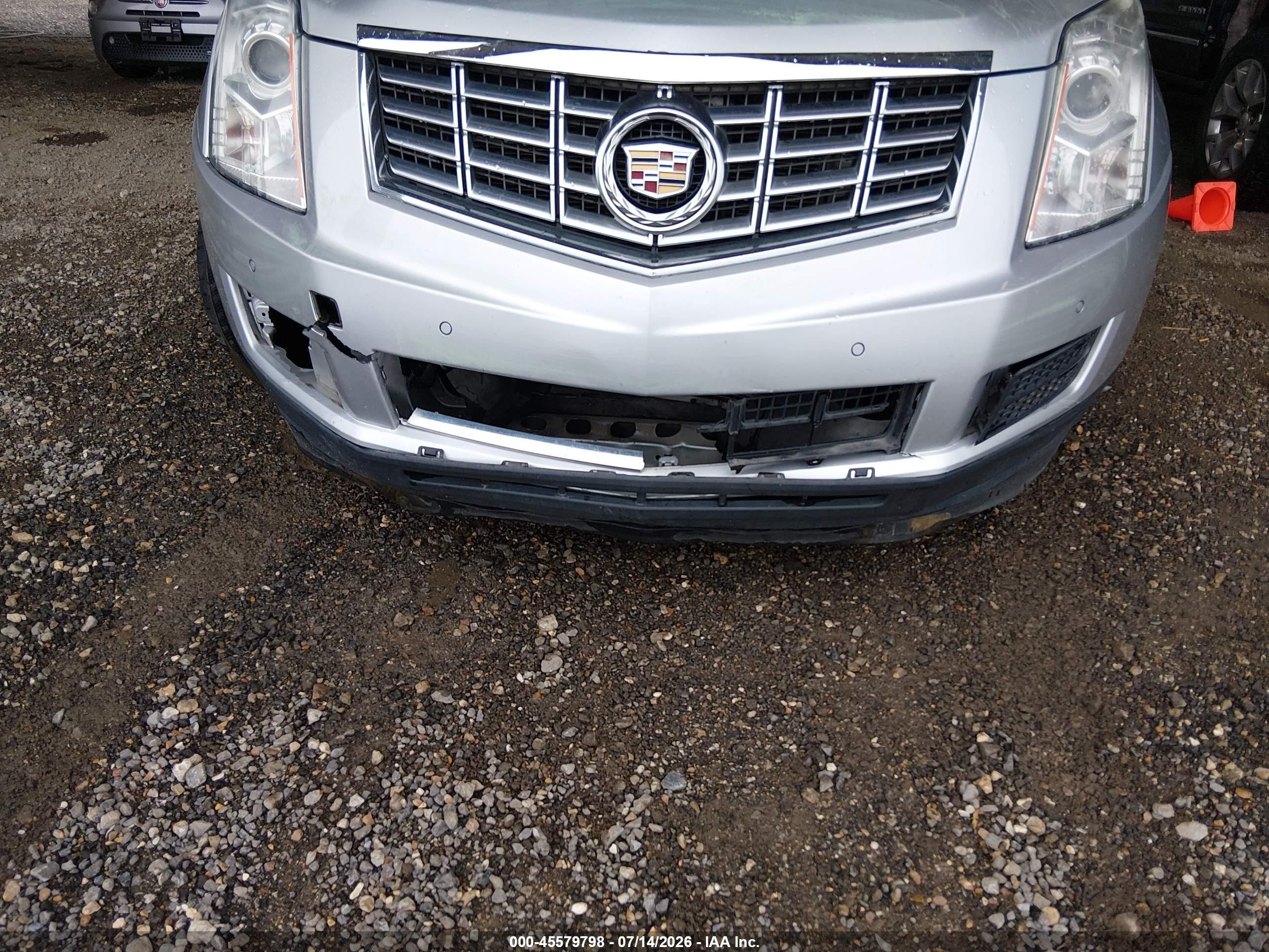 2014 Cadillac Srx Luxury Collection Silver vin: 3GYFNBE30ES517982