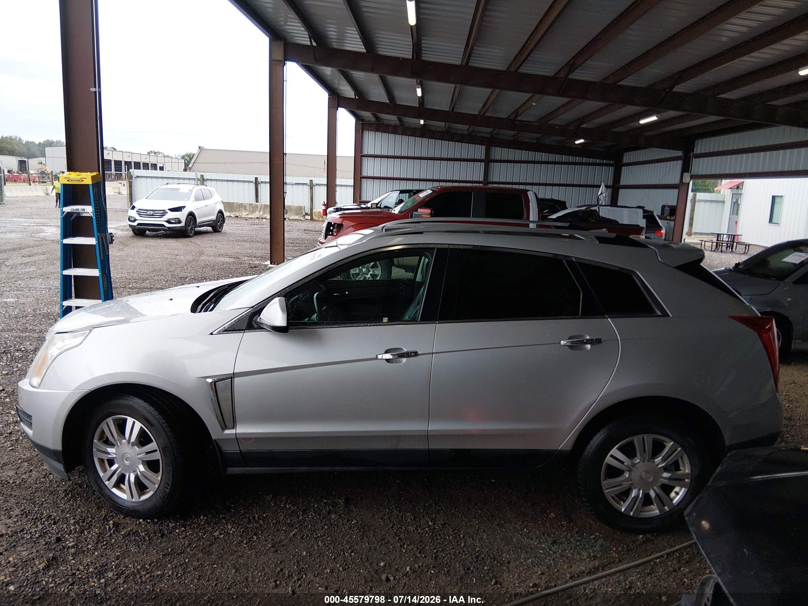2014 Cadillac Srx Luxury Collection Silver vin: 3GYFNBE30ES517982