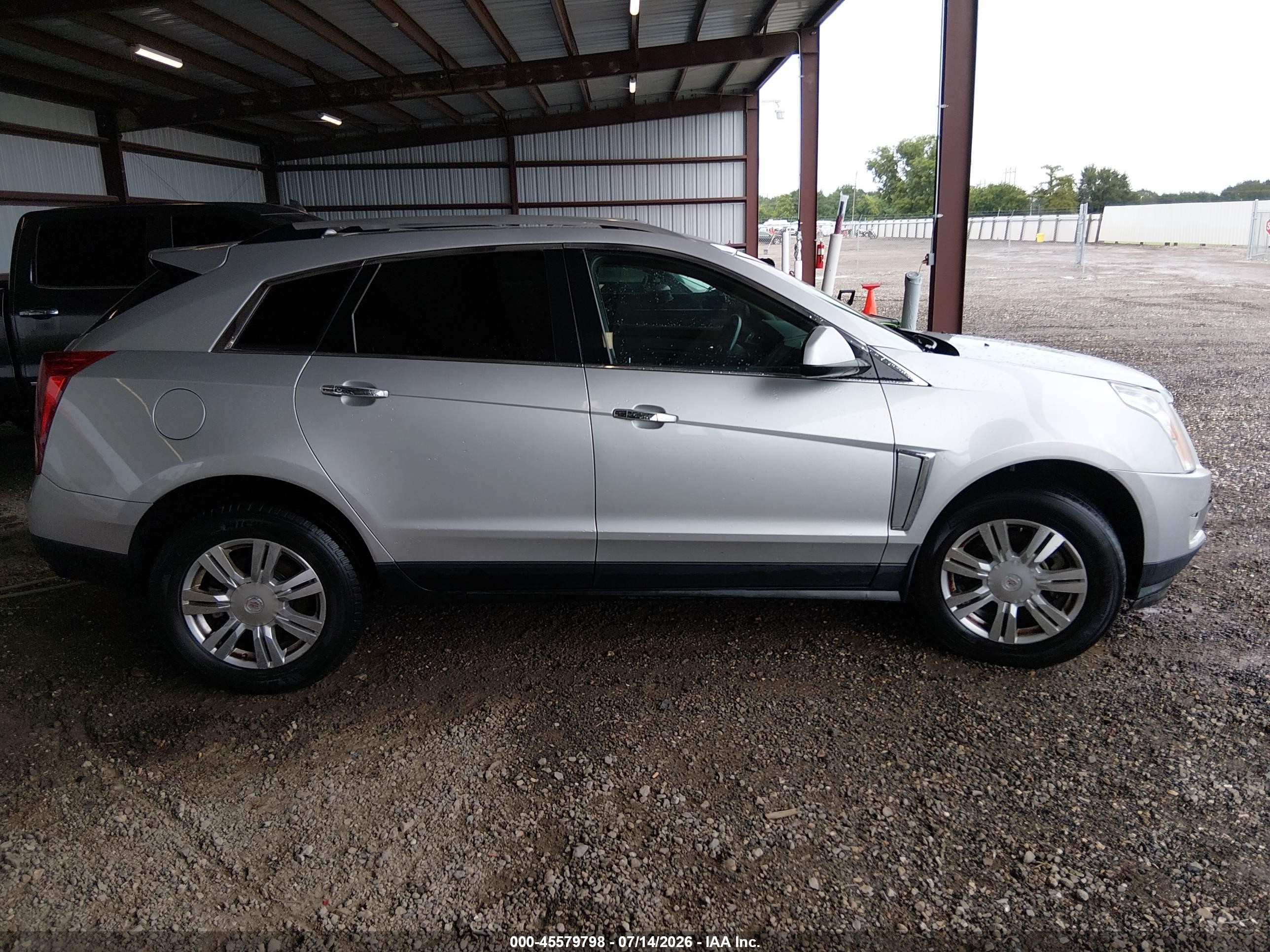 2014 Cadillac Srx Luxury Collection Silver vin: 3GYFNBE30ES517982