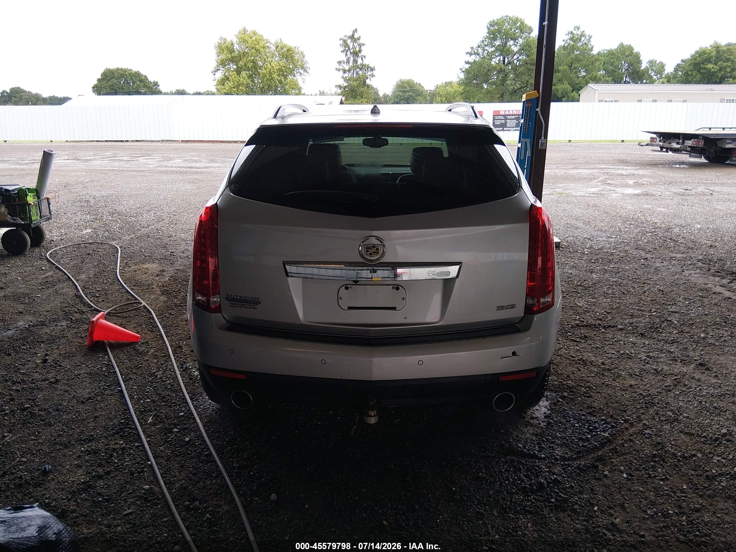 2014 Cadillac Srx Luxury Collection Silver vin: 3GYFNBE30ES517982