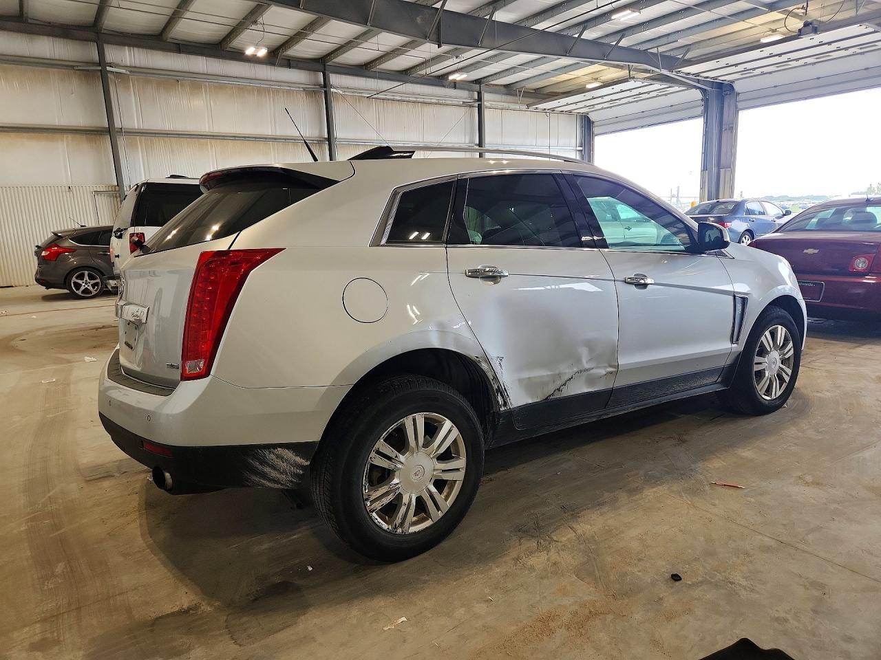 2014 Cadillac Srx Luxury Collection Silver vin: 3GYFNBE30ES525371