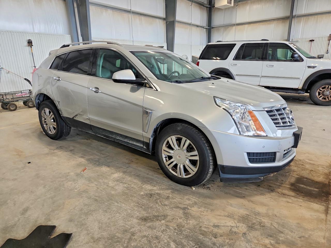 2014 Cadillac Srx Luxury Collection Silver vin: 3GYFNBE30ES525371