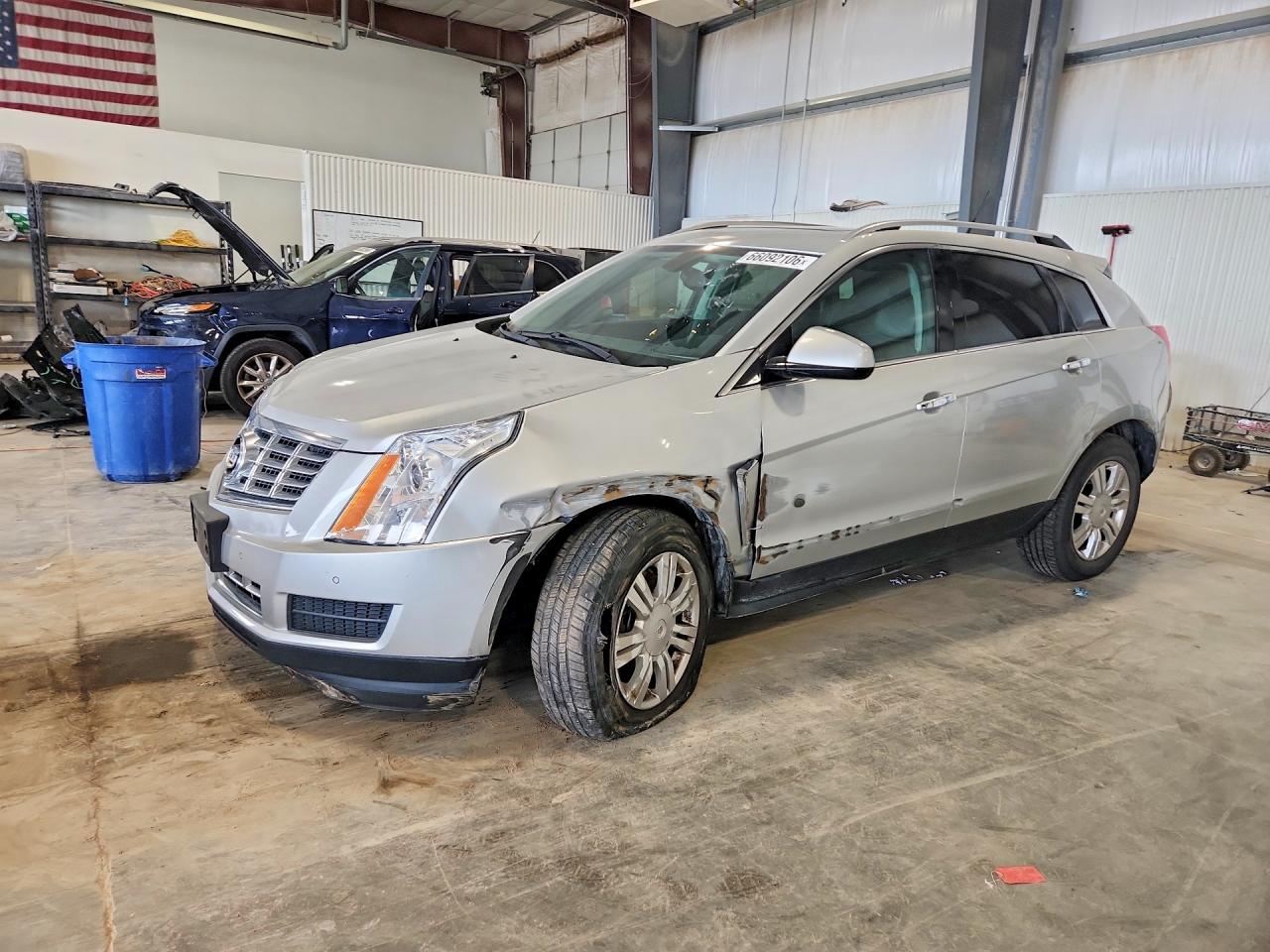 2014 Cadillac Srx Luxury Collection Silver vin: 3GYFNBE30ES525371
