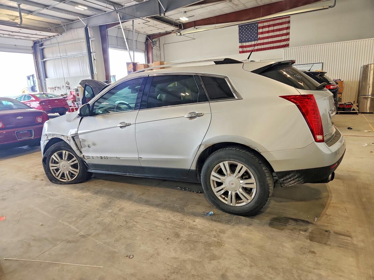 2014 Cadillac Srx Luxury Collection Silver vin: 3GYFNBE30ES525371