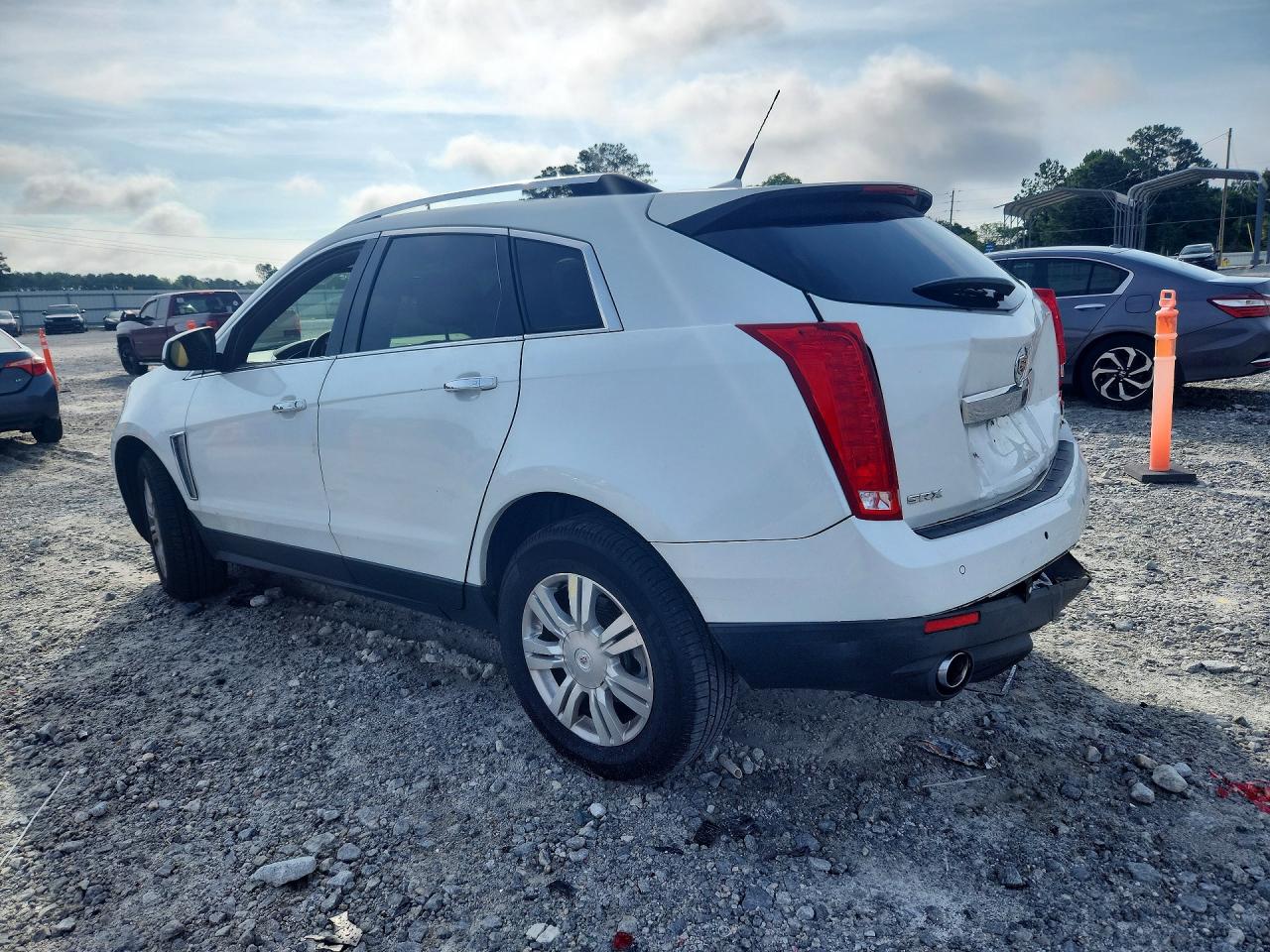 2014 Cadillac Srx Luxury Collection White vin: 3GYFNBE30ES528190