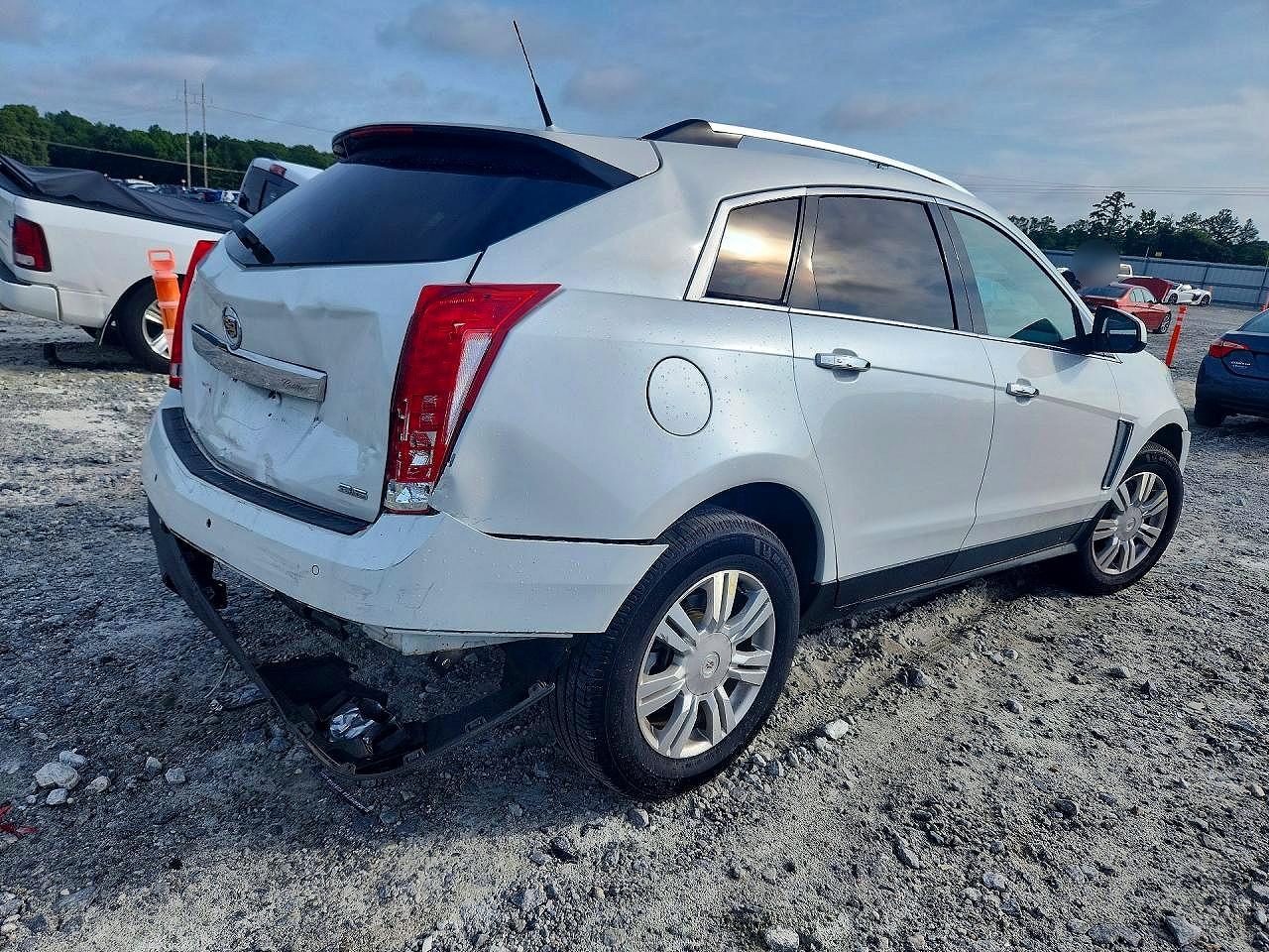 2014 Cadillac Srx Luxury Collection White vin: 3GYFNBE30ES528190