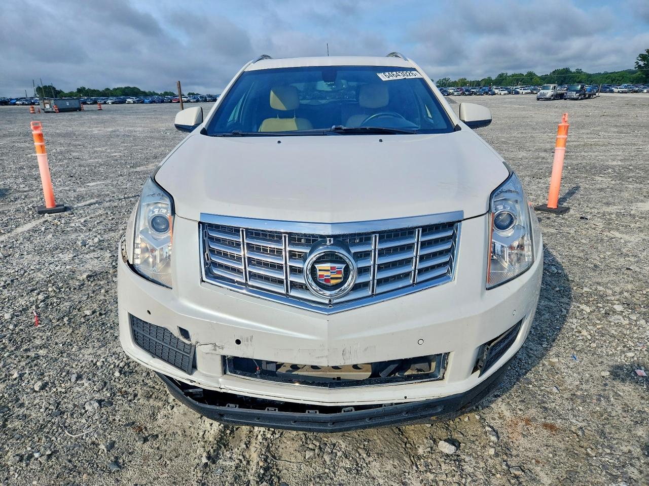 2014 Cadillac Srx Luxury Collection White vin: 3GYFNBE30ES528190