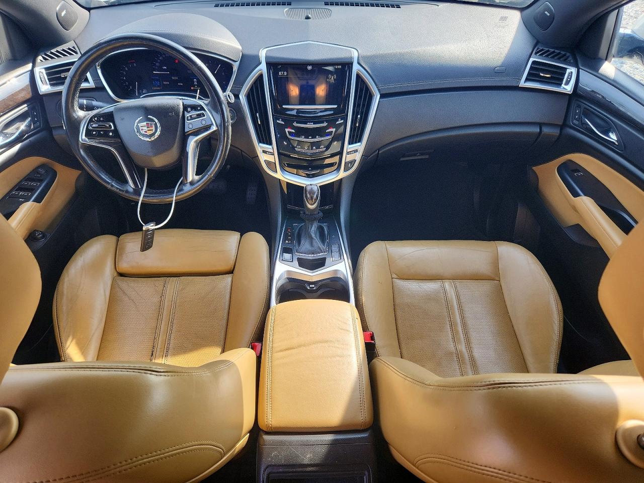 2014 Cadillac Srx Luxury Collection White vin: 3GYFNBE30ES528190