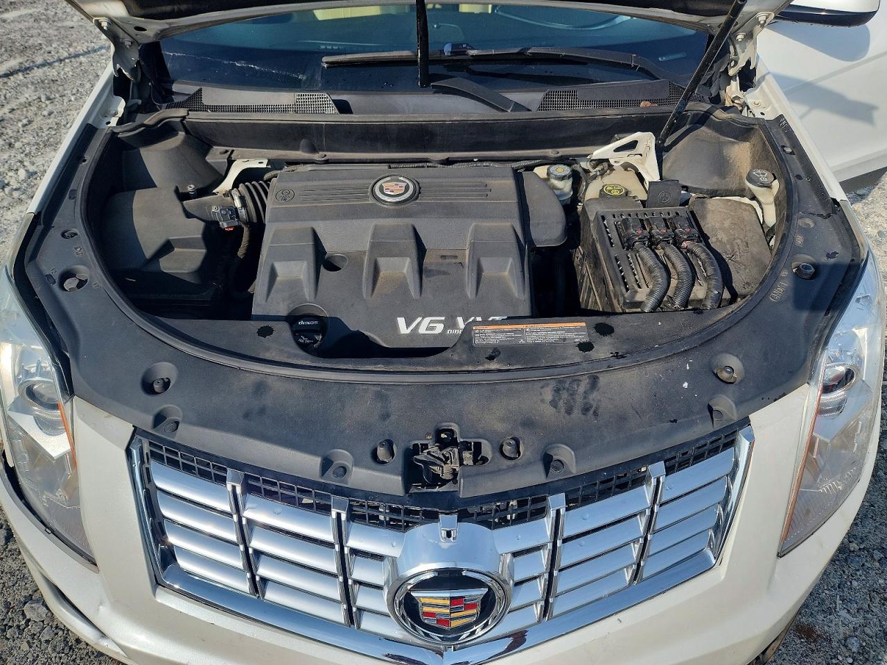 2014 Cadillac Srx Luxury Collection White vin: 3GYFNBE30ES528190