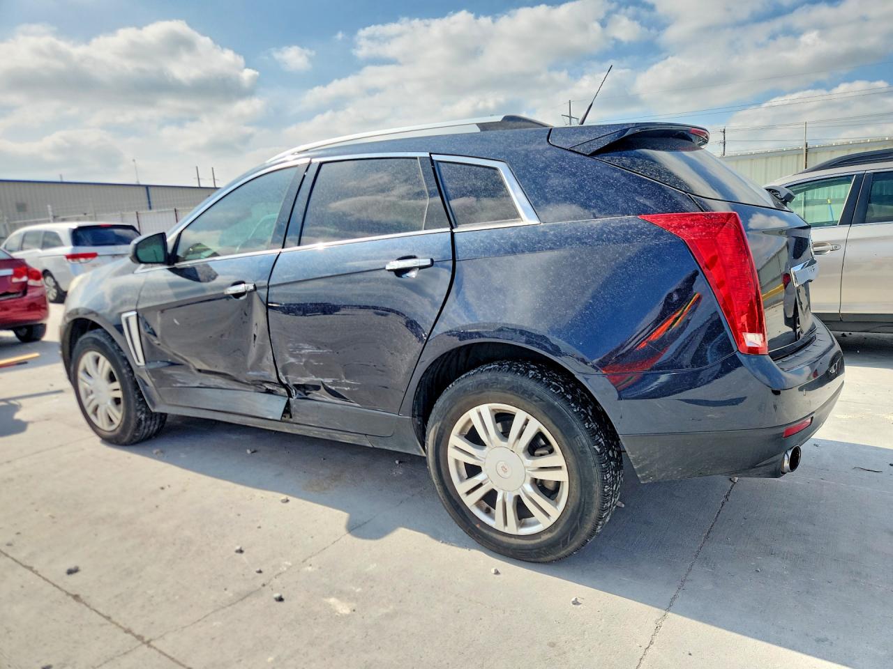 2014 Cadillac Srx Luxury Collection Blue vin: 3GYFNBE30ES530537