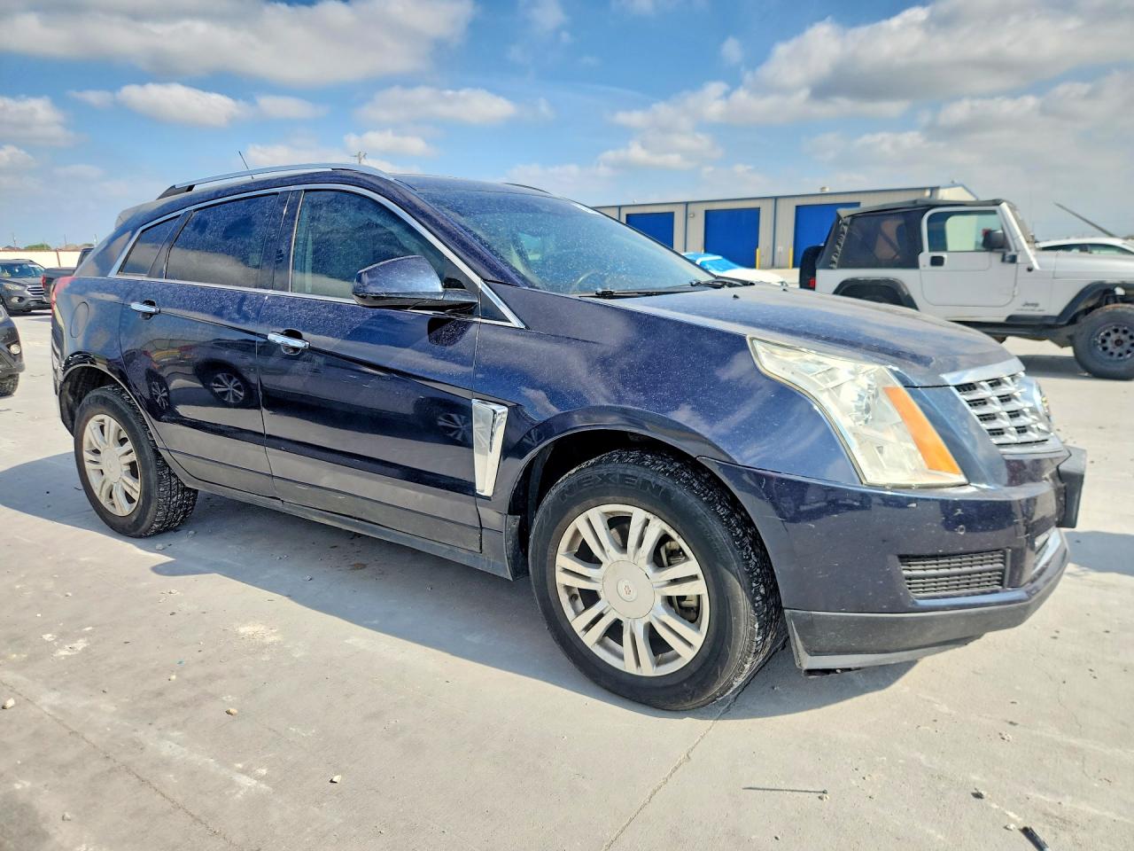 2014 Cadillac Srx Luxury Collection Blue vin: 3GYFNBE30ES530537
