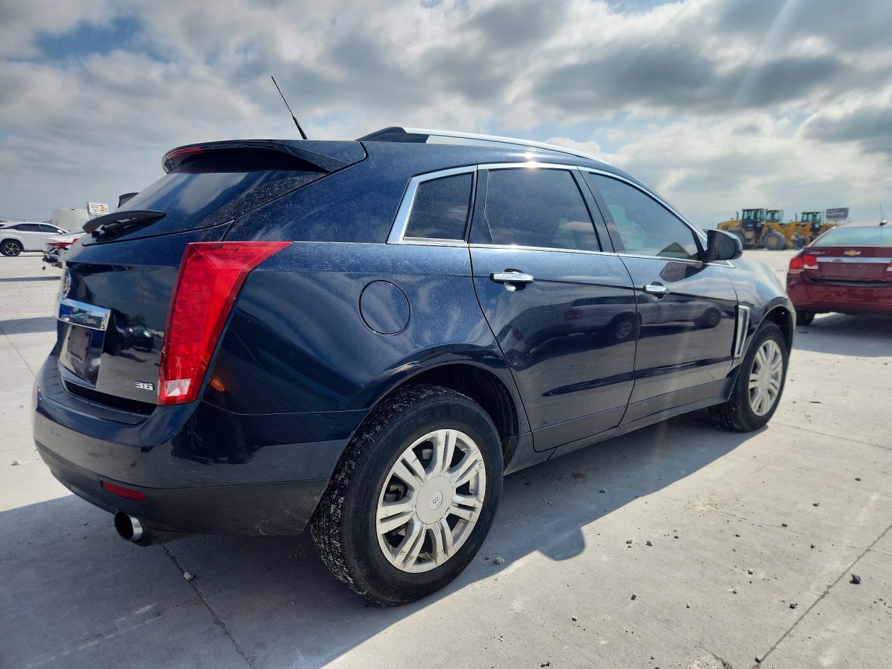 2014 Cadillac Srx Luxury Collection Blue vin: 3GYFNBE30ES530537
