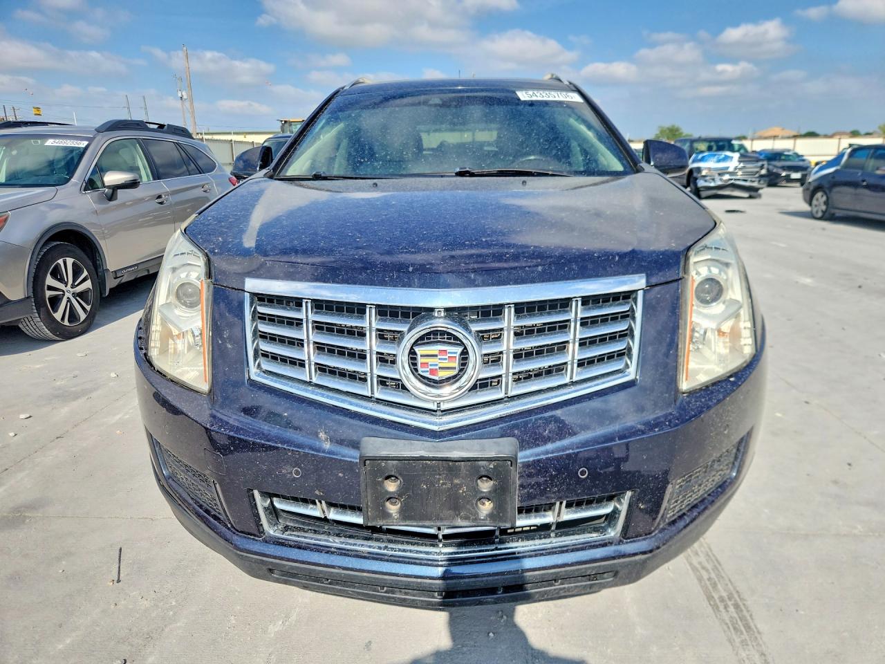 2014 Cadillac Srx Luxury Collection Blue vin: 3GYFNBE30ES530537