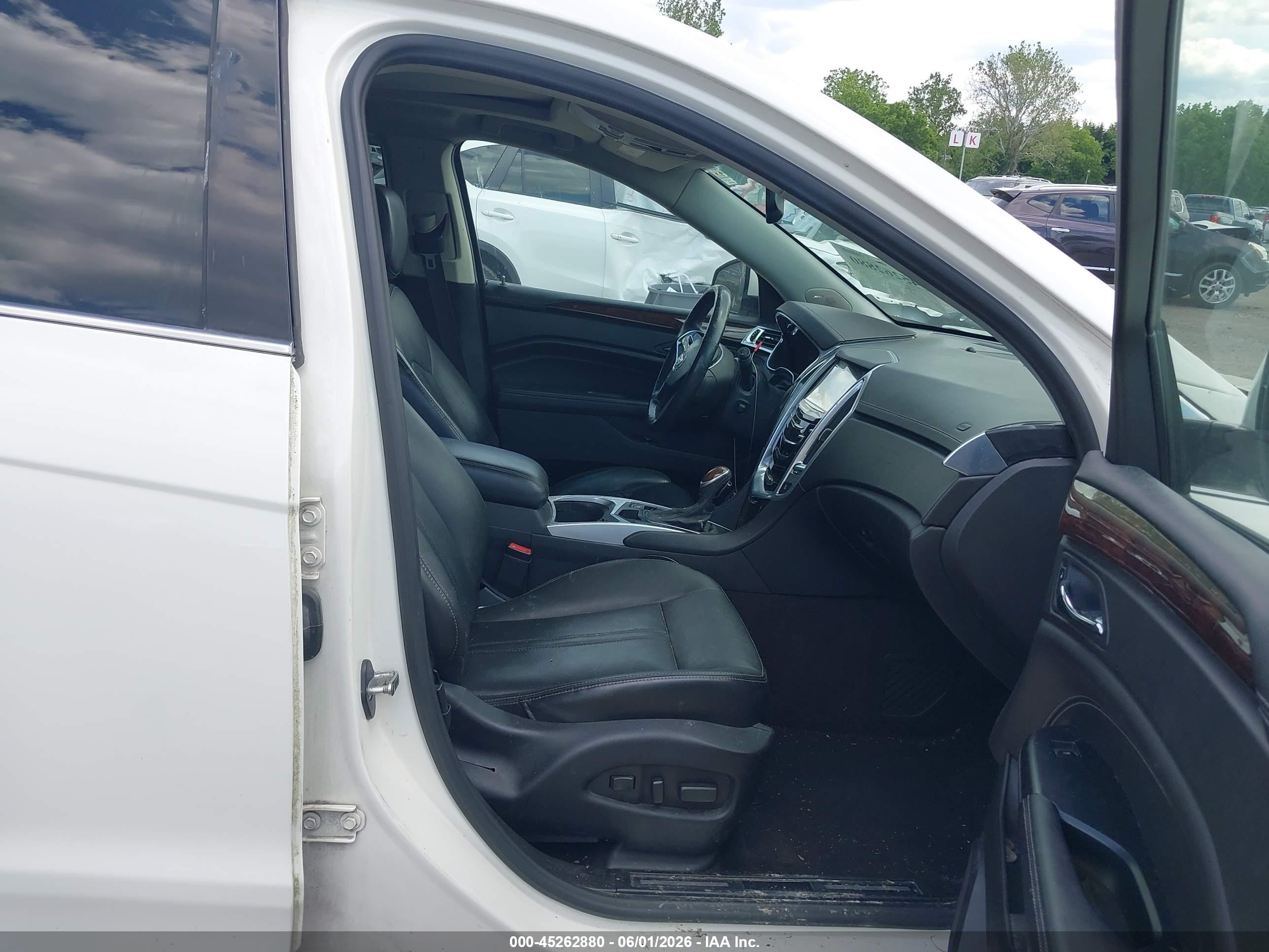 2014 Cadillac Srx Luxury Collection White vin: 3GYFNBE30ES542235