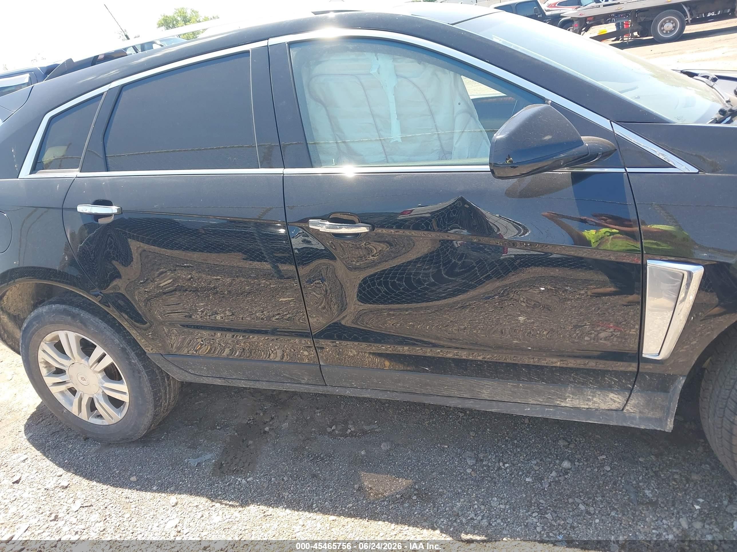 2014 Cadillac Srx Luxury Collection Black vin: 3GYFNBE30ES590284