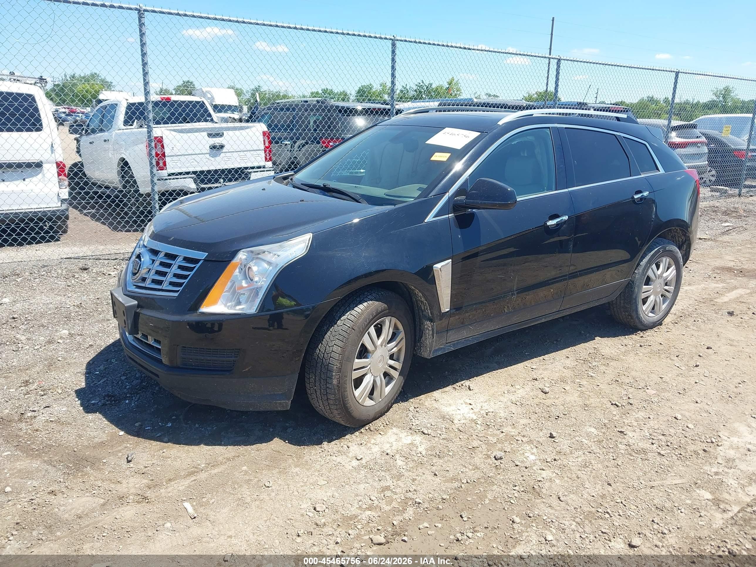 2014 Cadillac Srx Luxury Collection Black vin: 3GYFNBE30ES590284