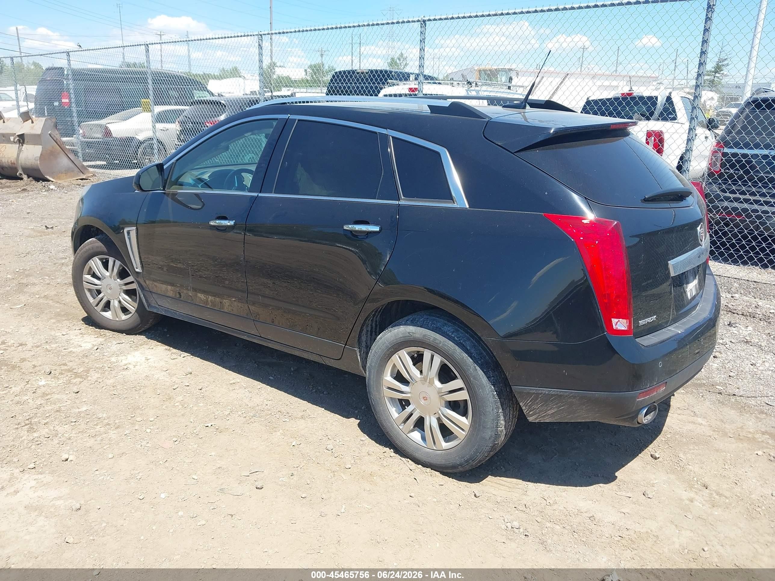 2014 Cadillac Srx Luxury Collection Black vin: 3GYFNBE30ES590284