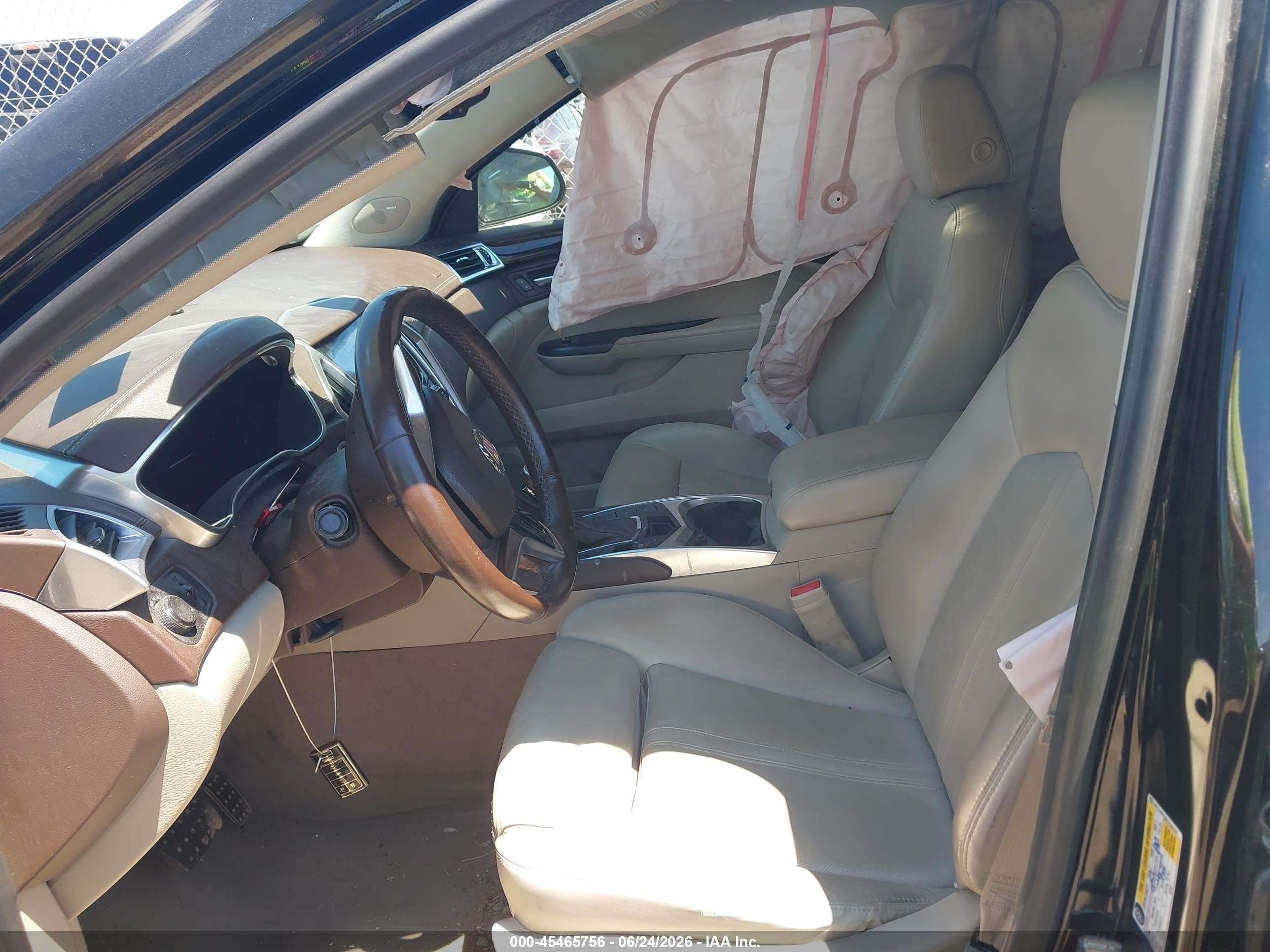 2014 Cadillac Srx Luxury Collection Black vin: 3GYFNBE30ES590284