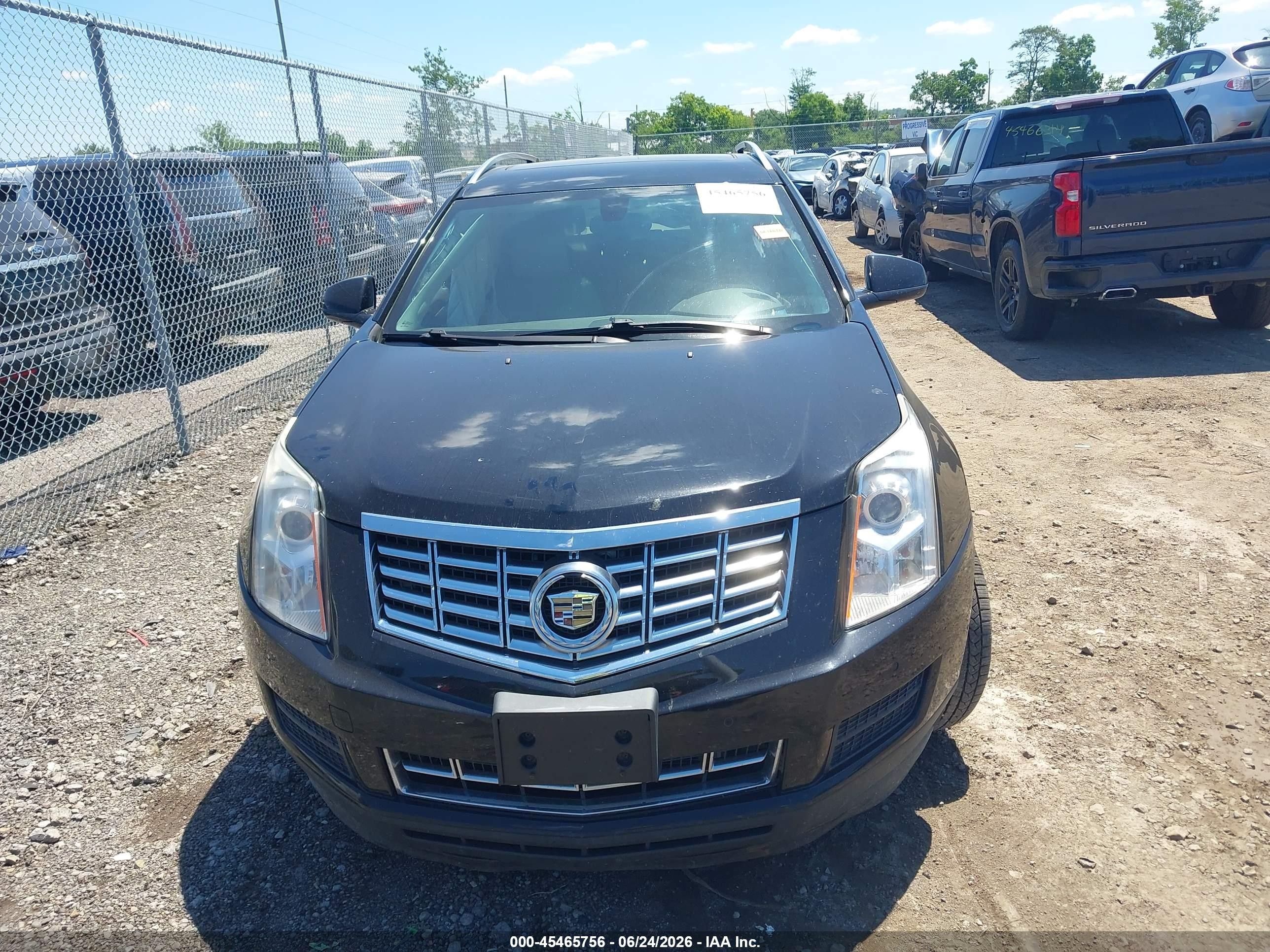 2014 Cadillac Srx Luxury Collection Black vin: 3GYFNBE30ES590284