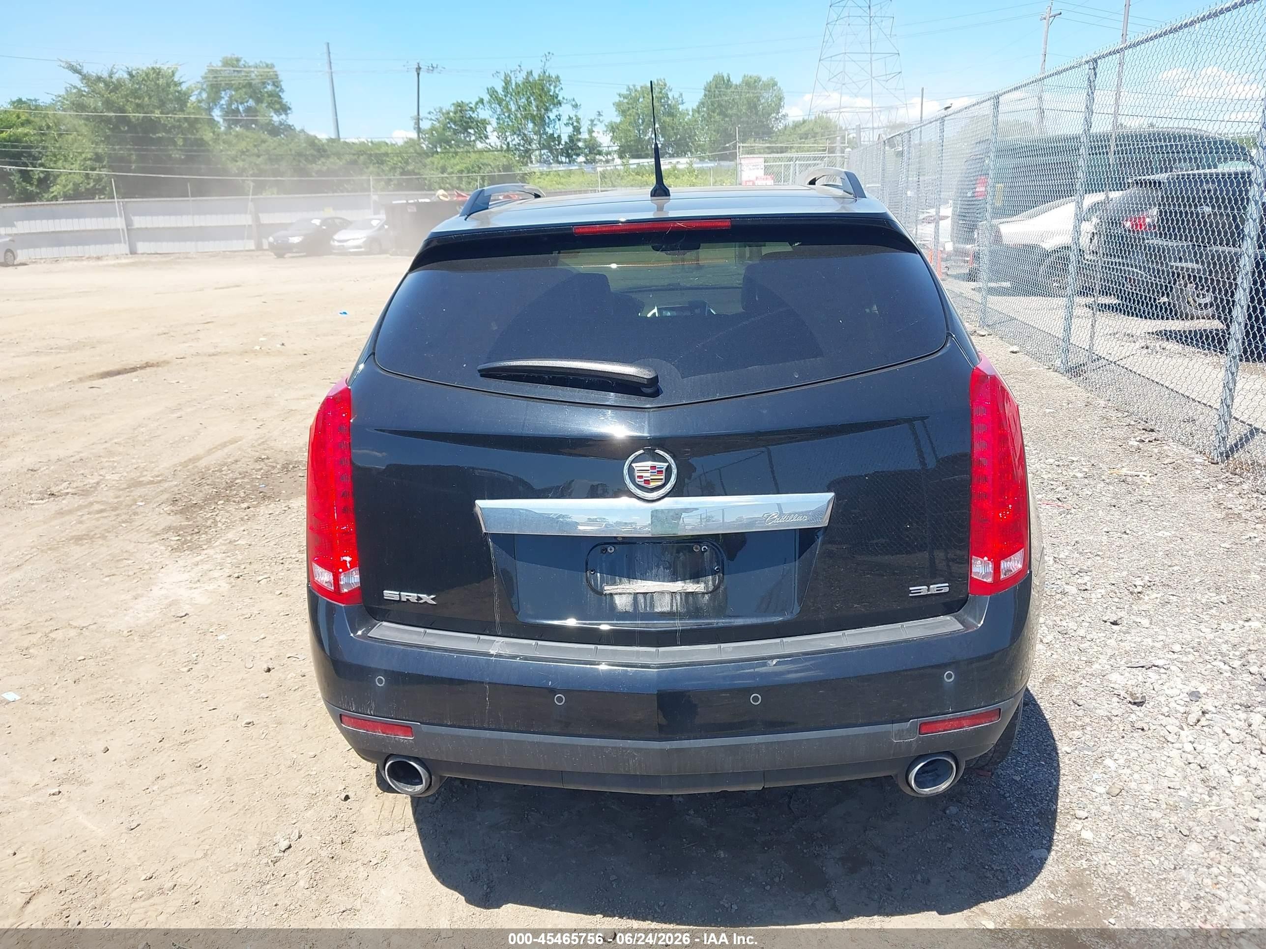 2014 Cadillac Srx Luxury Collection Black vin: 3GYFNBE30ES590284