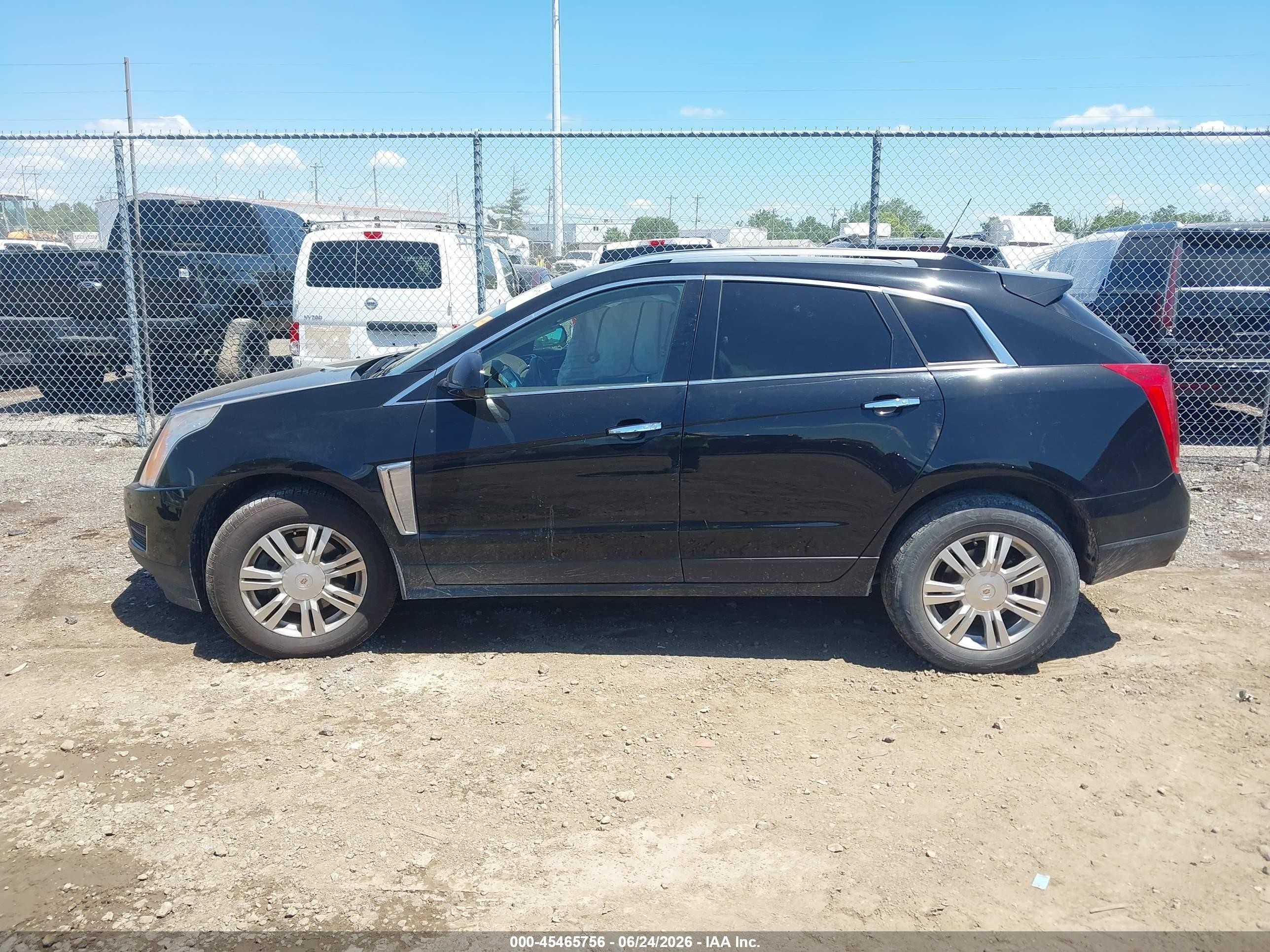 2014 Cadillac Srx Luxury Collection Black vin: 3GYFNBE30ES590284