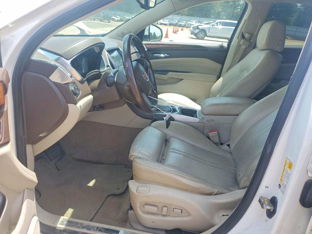 2014 Cadillac Srx Белый vin: 3GYFNBE30ES597753