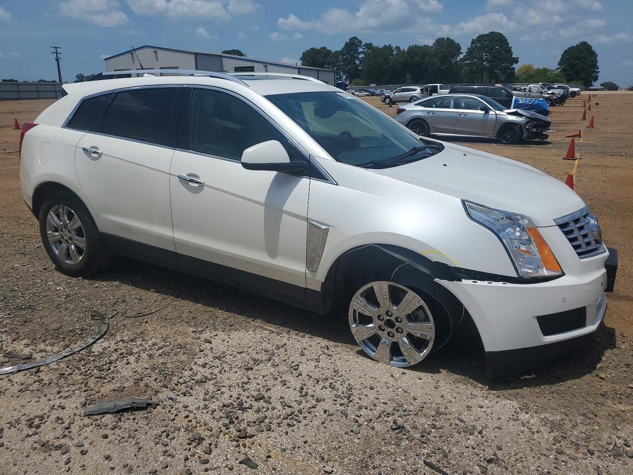 2014 Cadillac Srx Белый vin: 3GYFNBE30ES597753