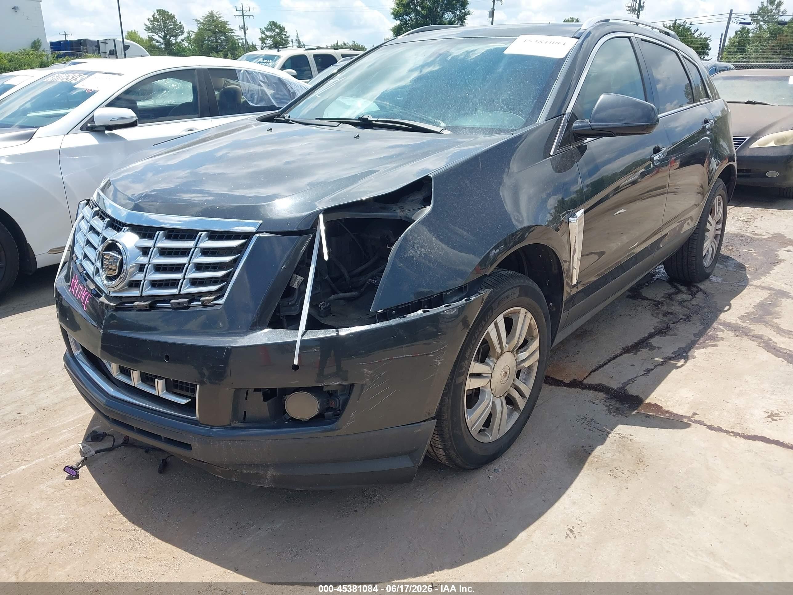 2014 Cadillac Srx Luxury Collection Gray vin: 3GYFNBE30ES614115