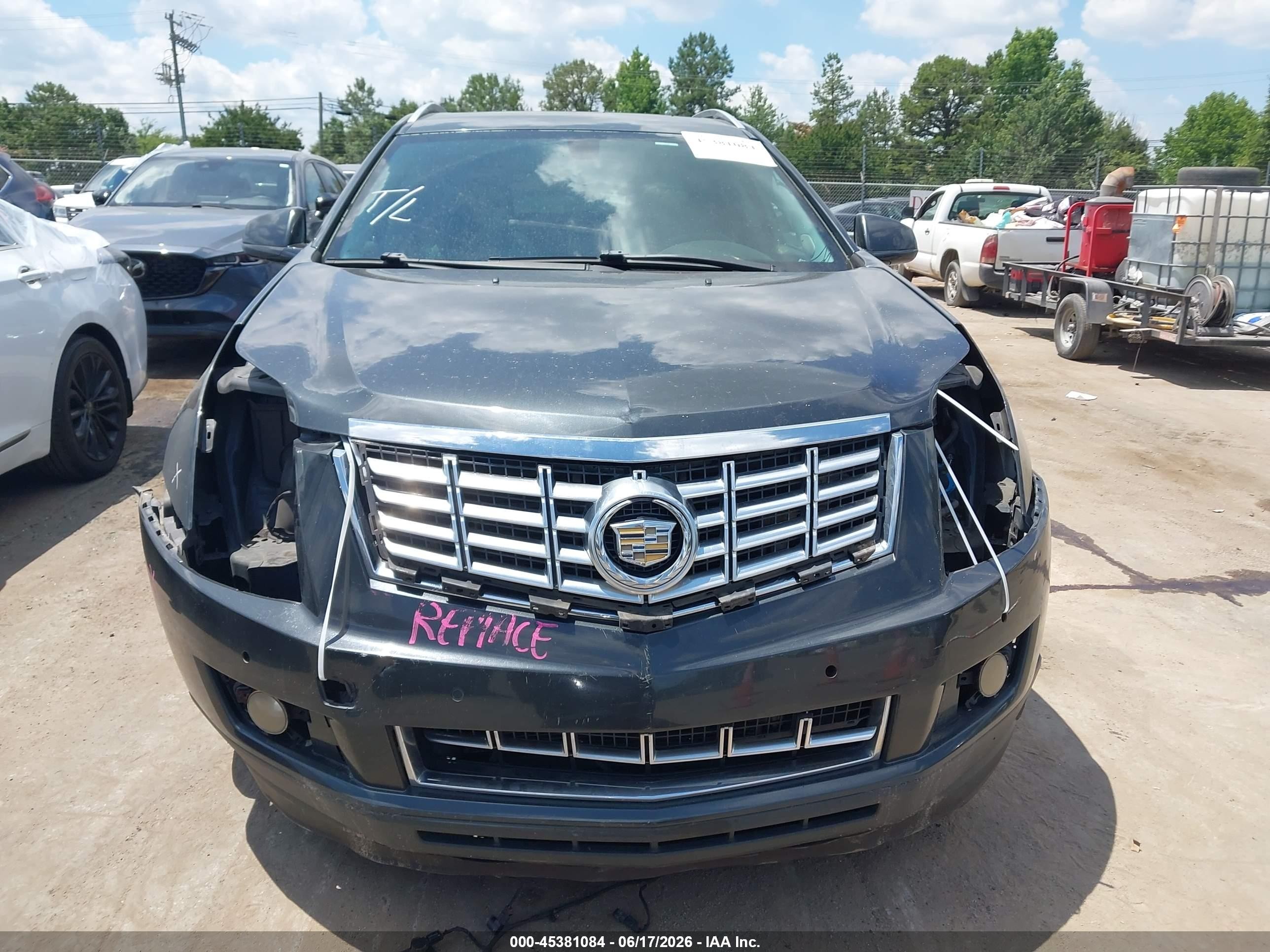 2014 Cadillac Srx Luxury Collection Gray vin: 3GYFNBE30ES614115