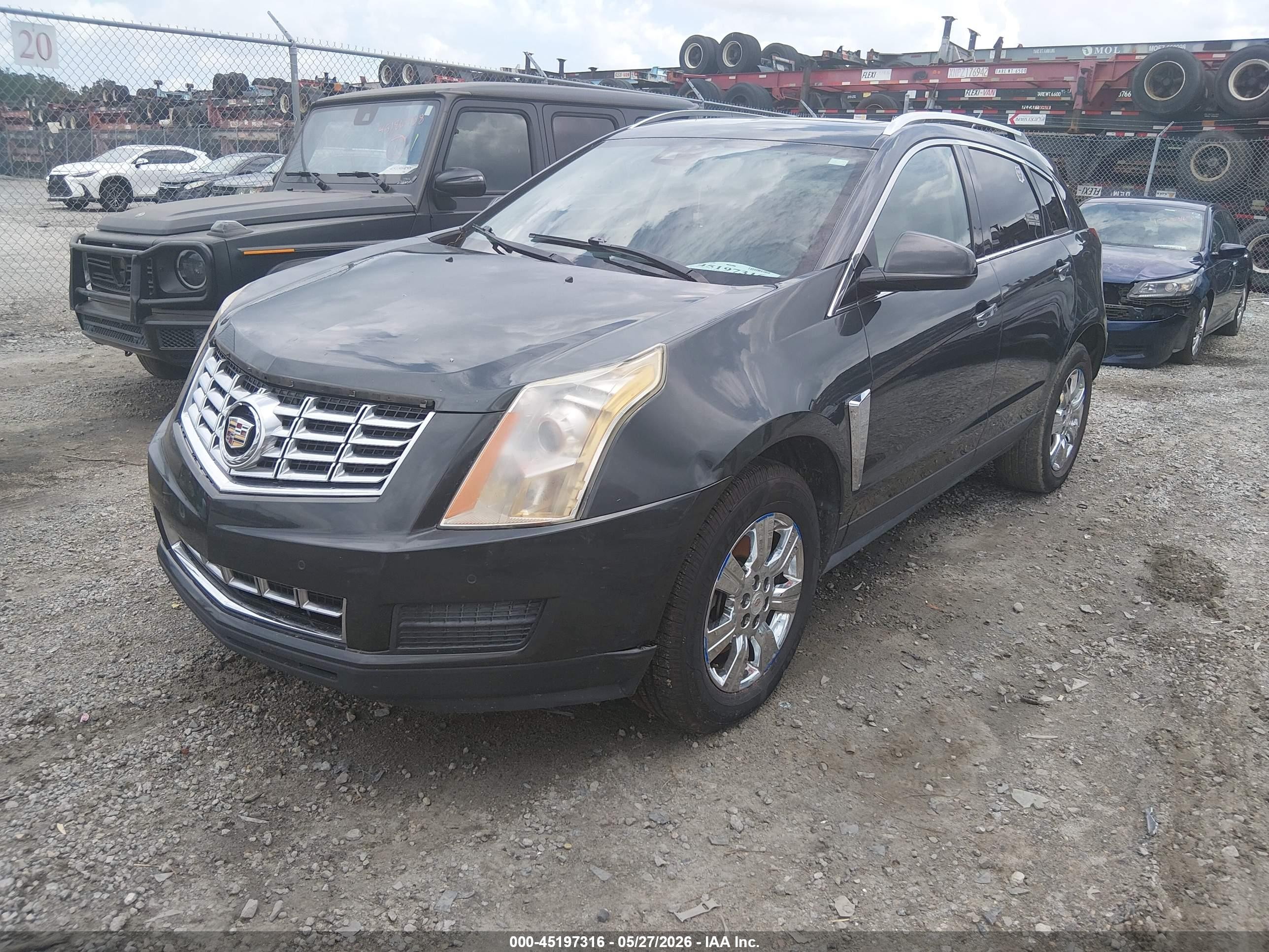 2014 Cadillac Srx Luxury Collection Dark Blue vin: 3GYFNBE30ES643551