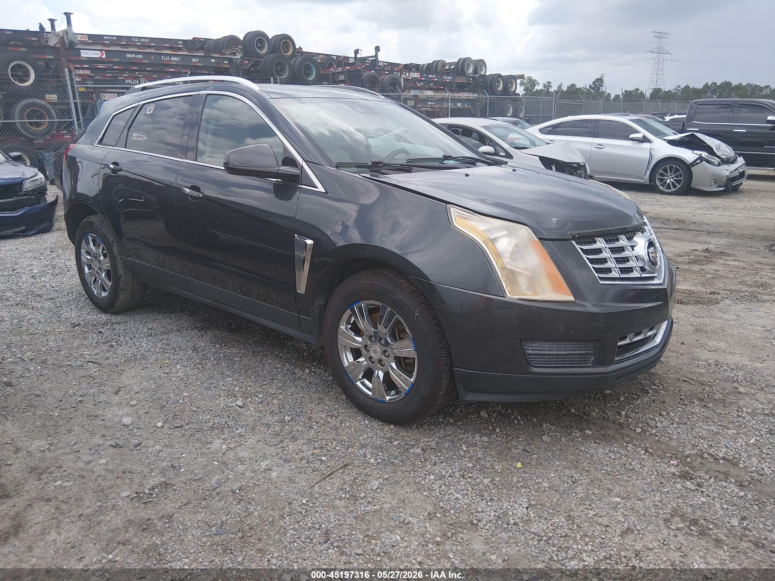 2014 Cadillac Srx Luxury Collection Dark Blue vin: 3GYFNBE30ES643551