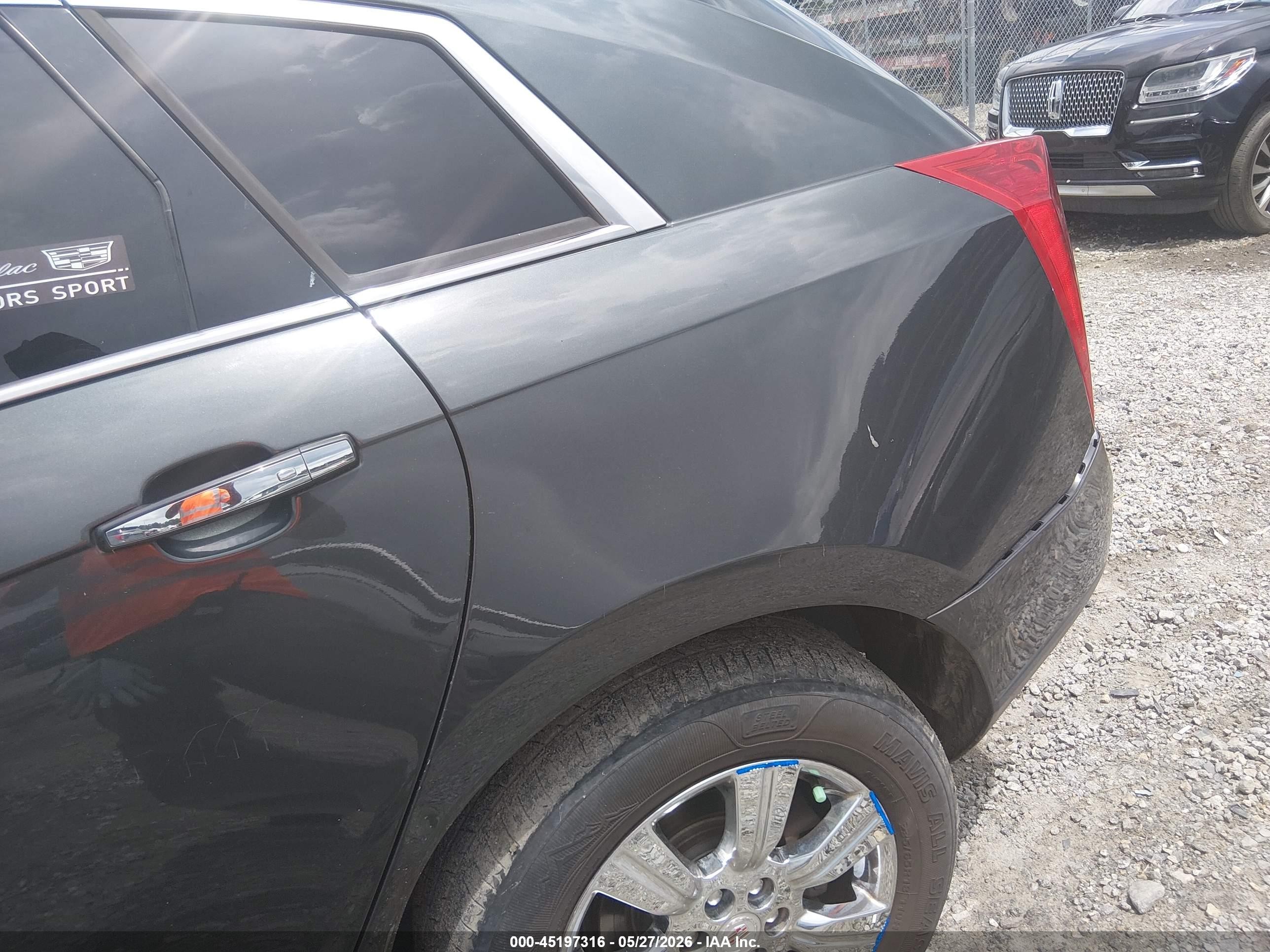 2014 Cadillac Srx Luxury Collection Dark Blue vin: 3GYFNBE30ES643551