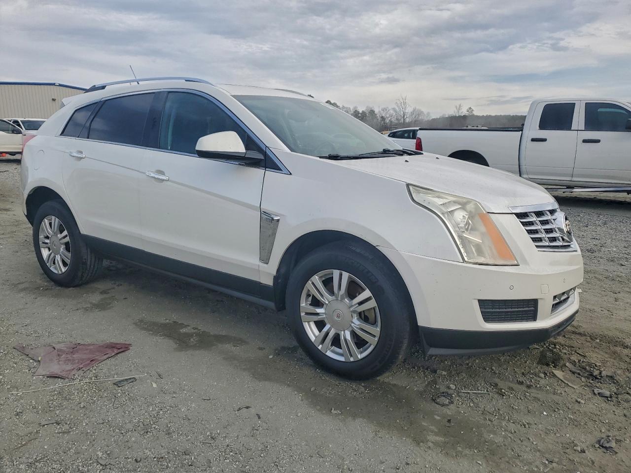2014 Cadillac Srx Luxury Collection White vin: 3GYFNBE30ES660611