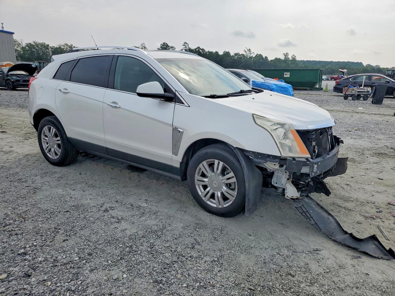 2014 Cadillac Srx Luxury Collection White vin: 3GYFNBE30ES660611