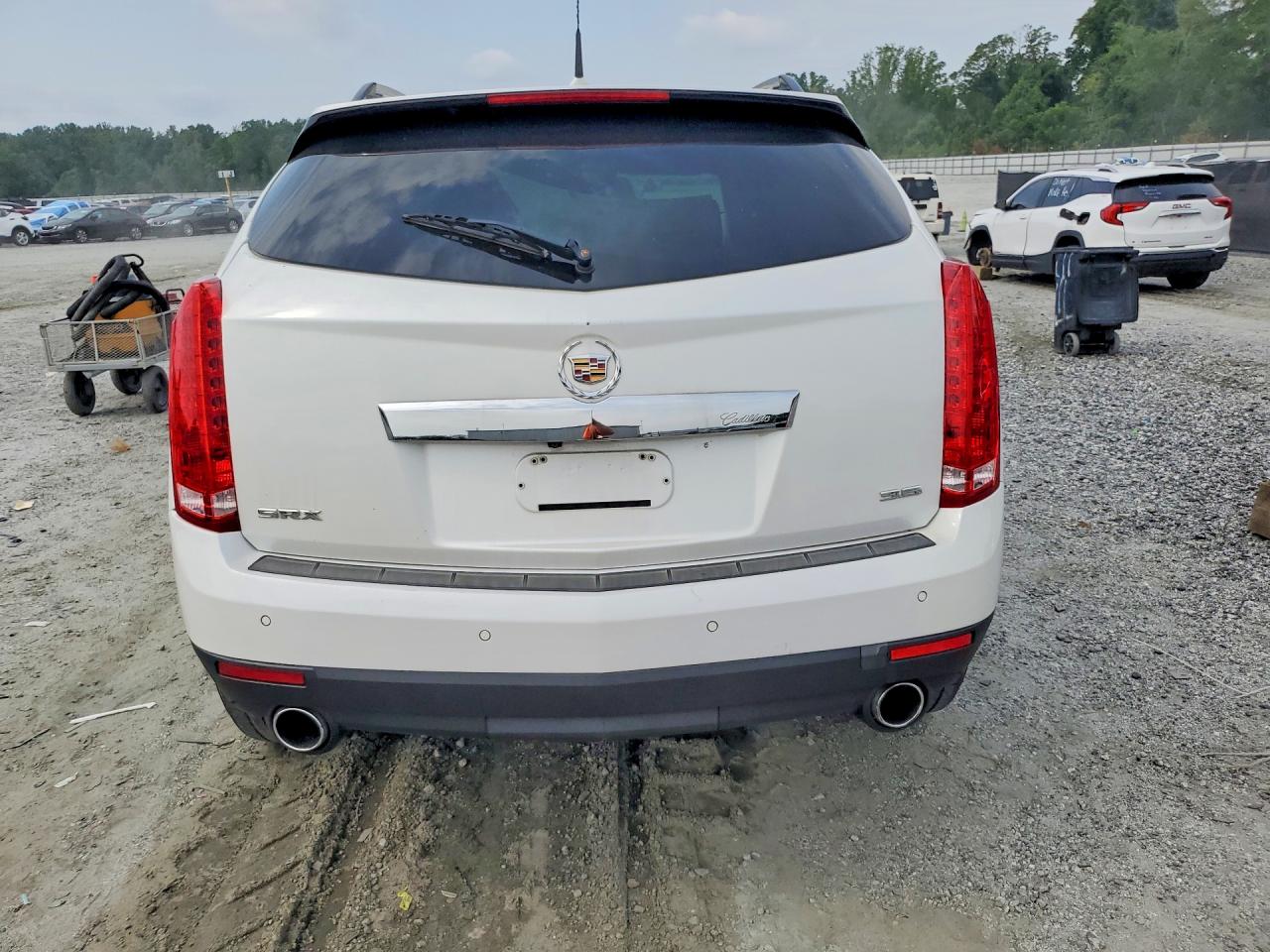 2014 Cadillac Srx Luxury Collection White vin: 3GYFNBE30ES660611