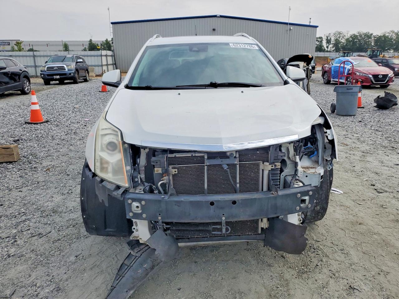 2014 Cadillac Srx Luxury Collection White vin: 3GYFNBE30ES660611