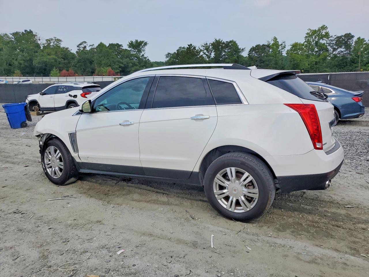 2014 Cadillac Srx Luxury Collection White vin: 3GYFNBE30ES660611