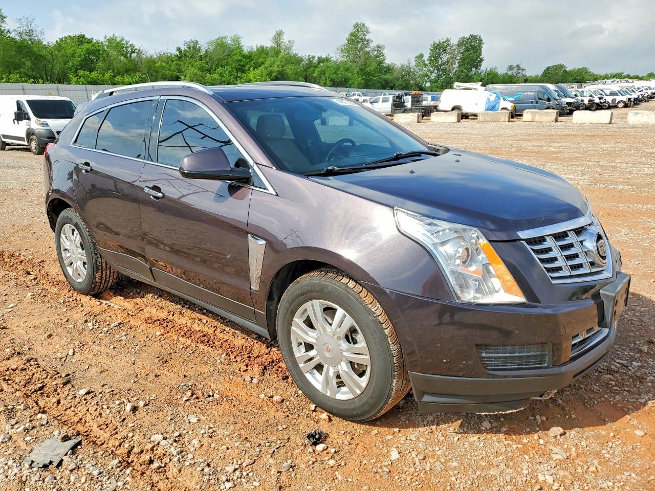2015 Cadillac Srx Luxury Collection Фиолетовый vin: 3GYFNBE30FS509480