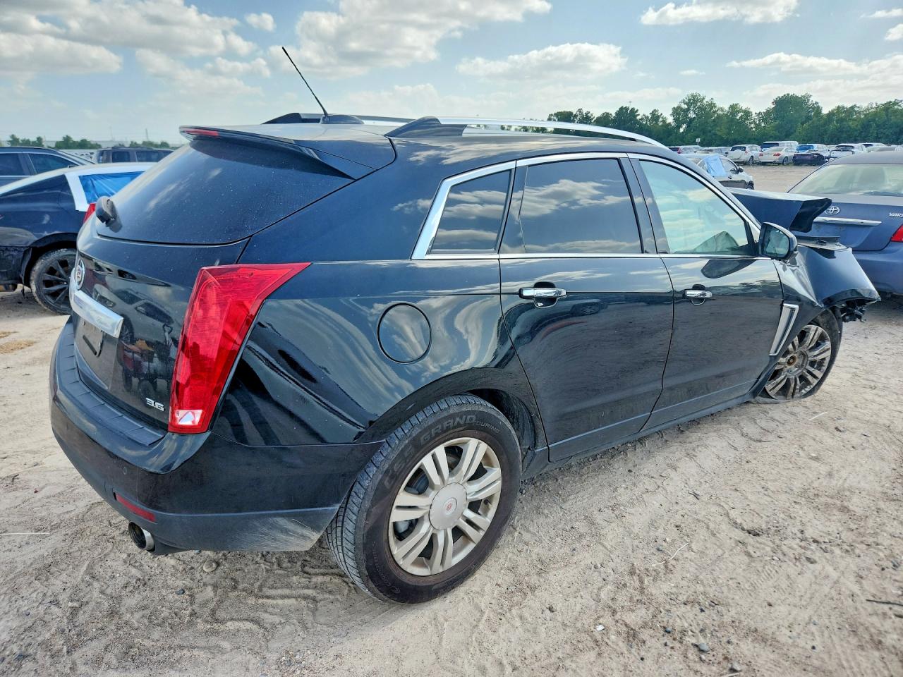 2015 Cadillac Srx Black vin: 3GYFNBE30FS520365