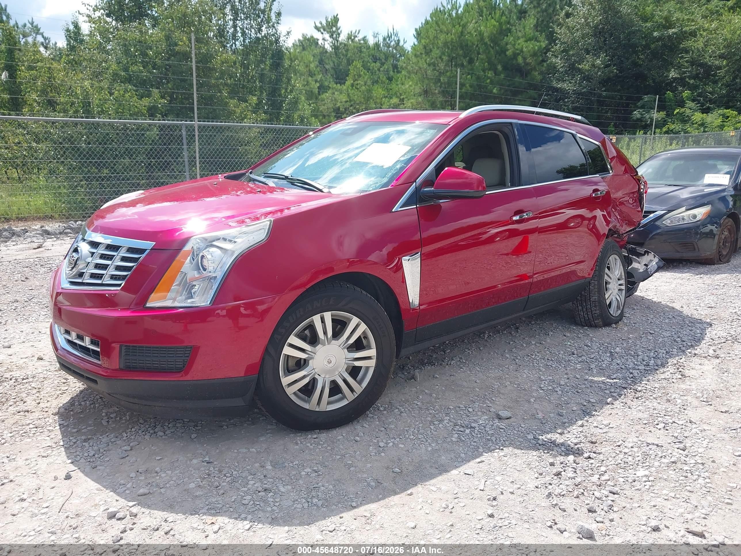 2015 Cadillac Srx Luxury Collection Red vin: 3GYFNBE30FS521161