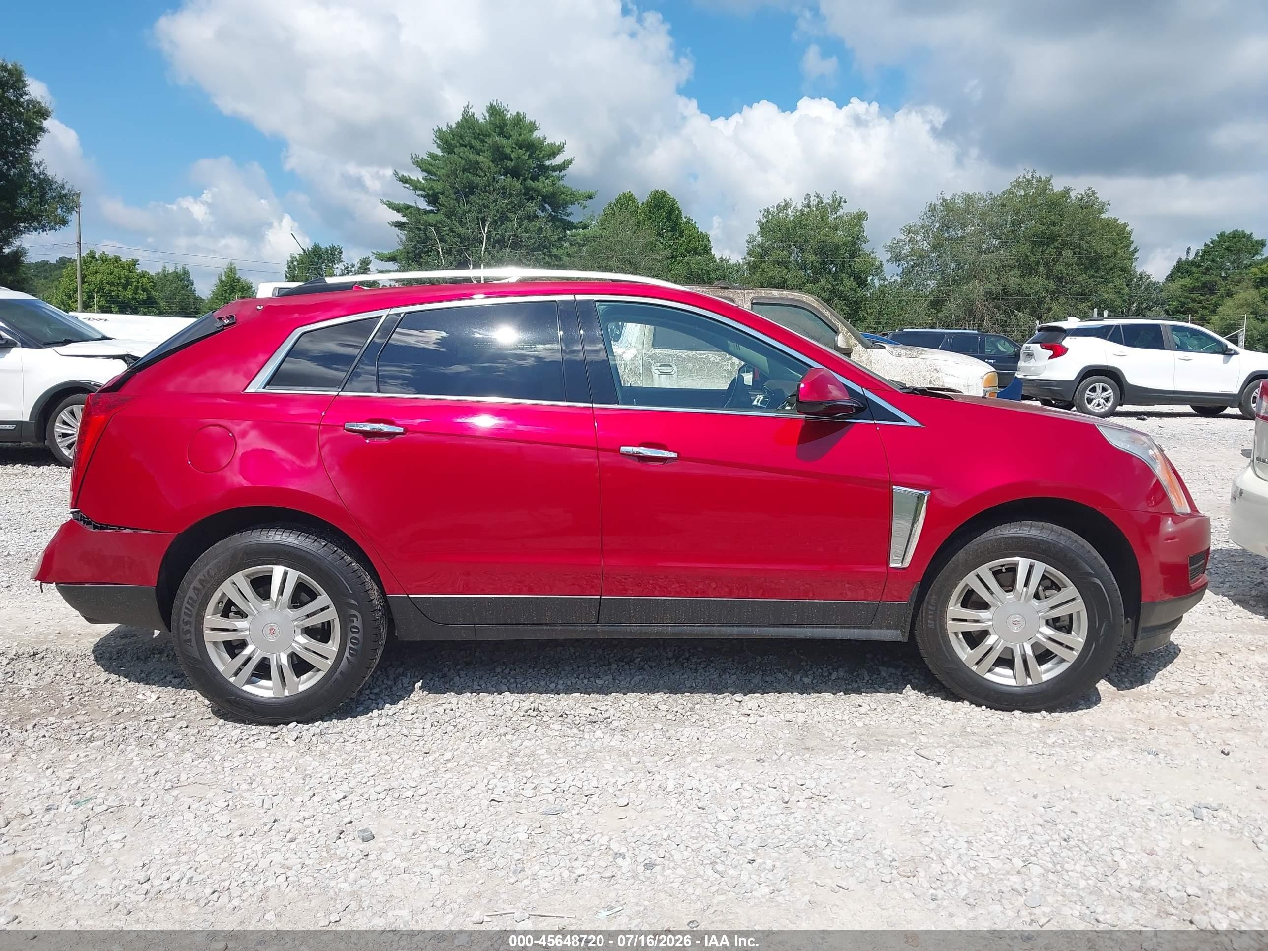 2015 Cadillac Srx Luxury Collection Red vin: 3GYFNBE30FS521161