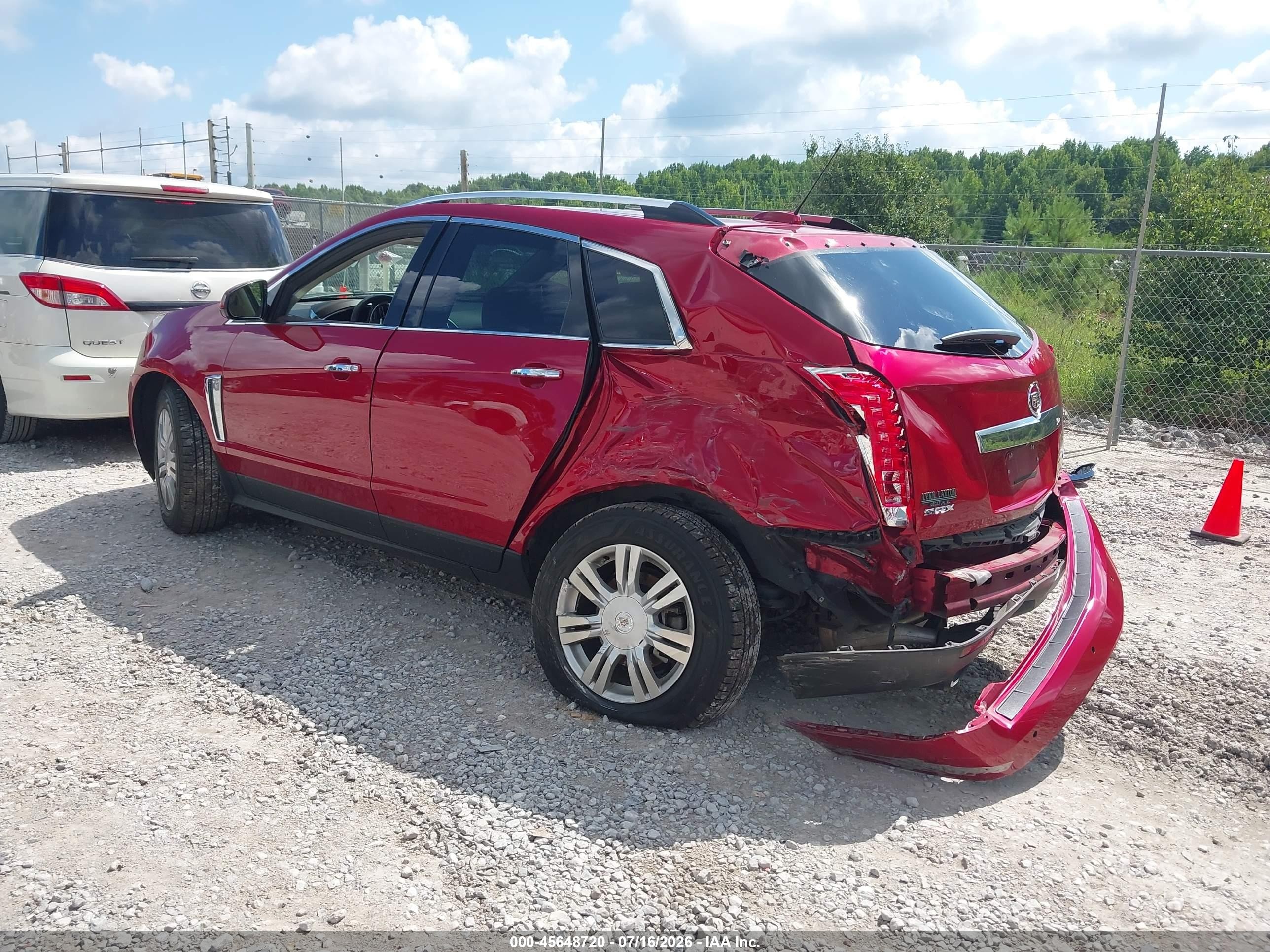 2015 Cadillac Srx Luxury Collection Red vin: 3GYFNBE30FS521161