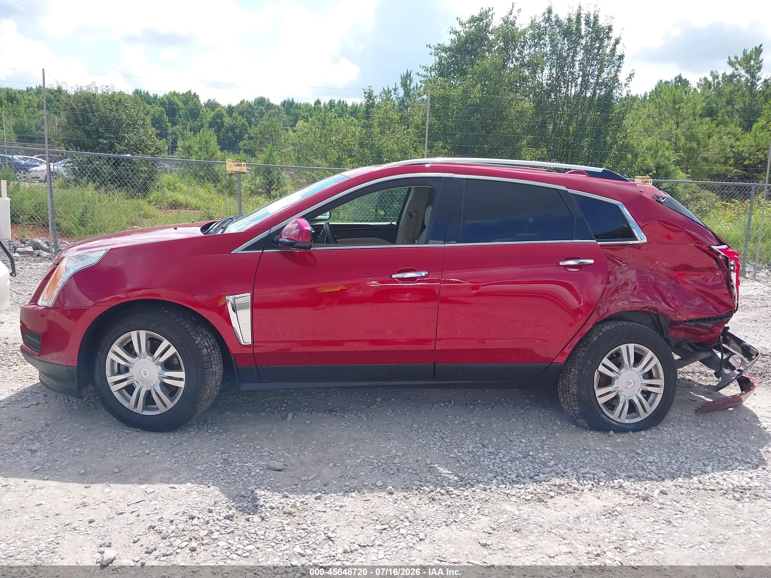 2015 Cadillac Srx Luxury Collection Red vin: 3GYFNBE30FS521161