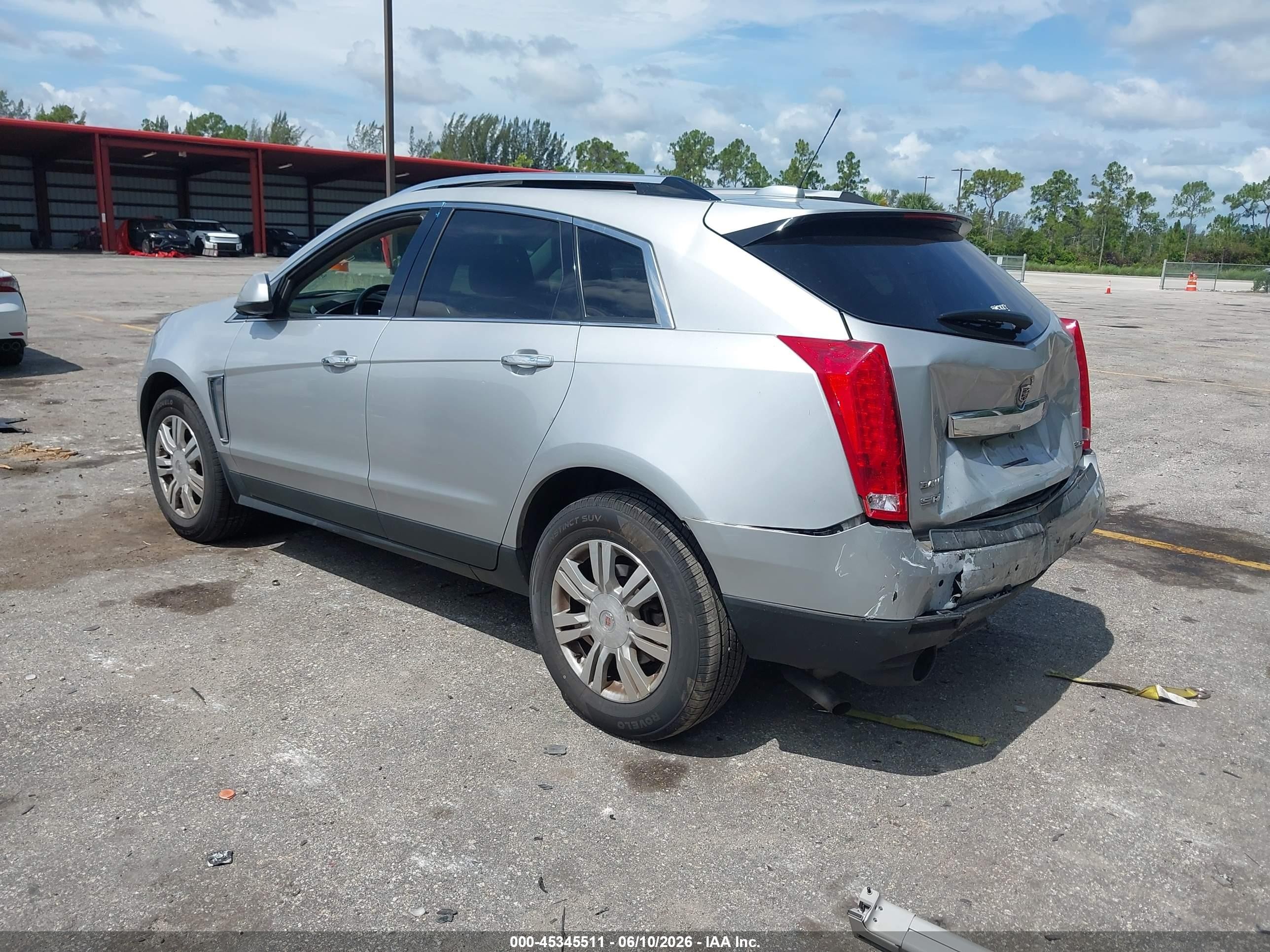 2015 Cadillac Srx Luxury Collection Silver vin: 3GYFNBE30FS560638