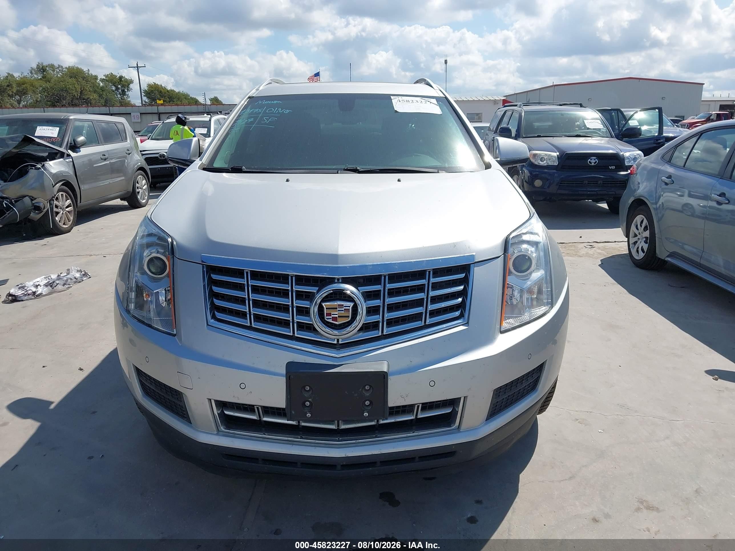 2015 Cadillac Srx Luxury Collection Silver vin: 3GYFNBE30FS587077