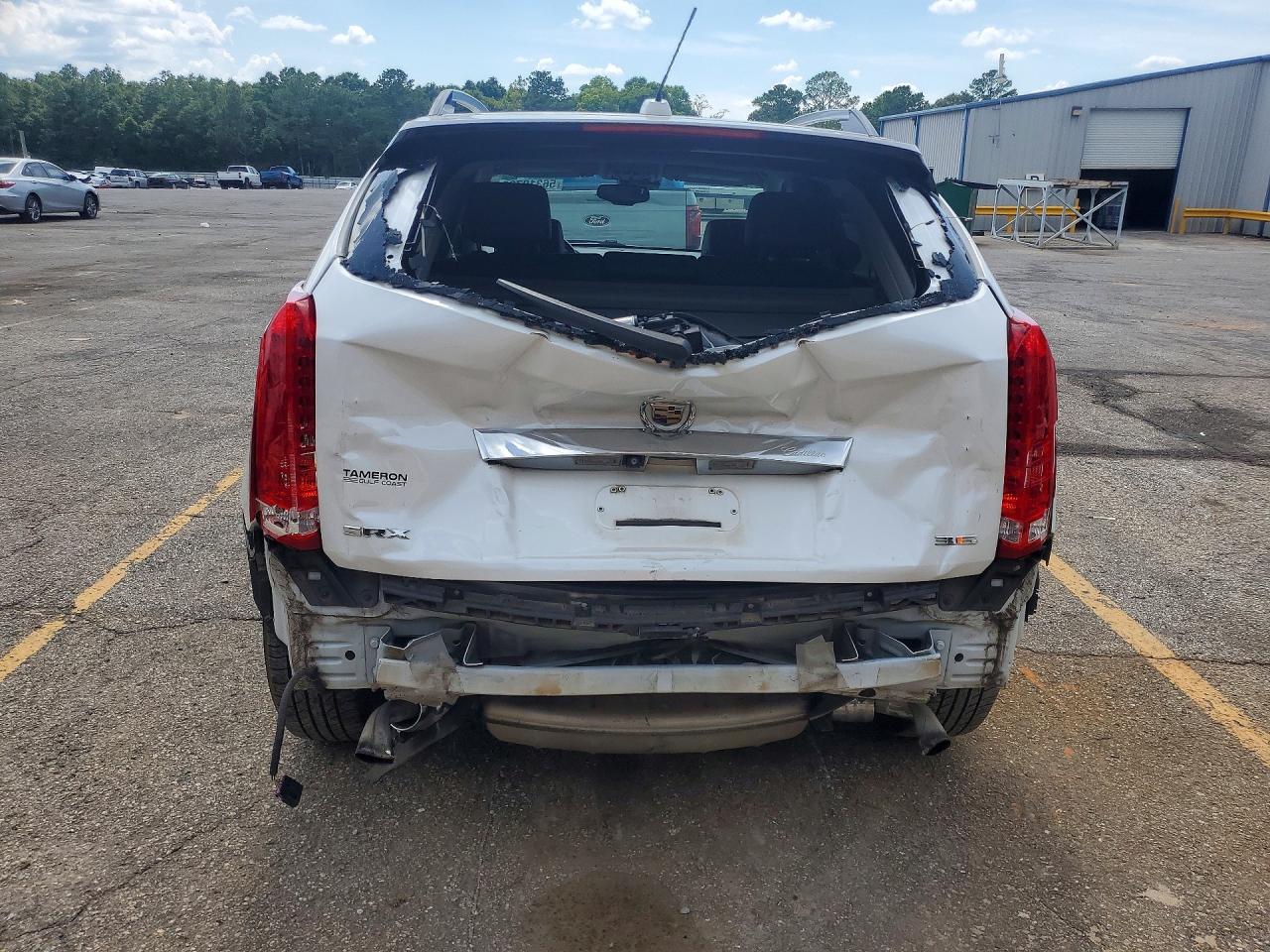 2015 Cadillac Srx Luxury Collection White vin: 3GYFNBE30FS610227
